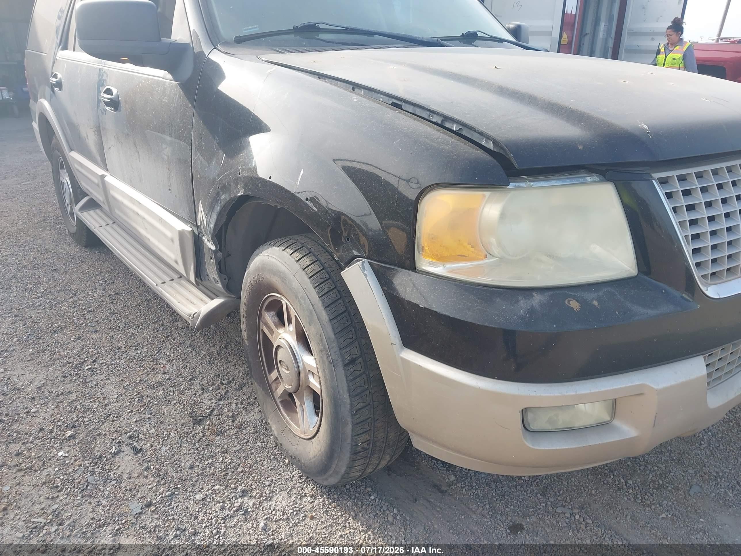 2005 Ford Expedition Eddie Bauer/king Ranch Black vin: 1FMFU17505LA72291