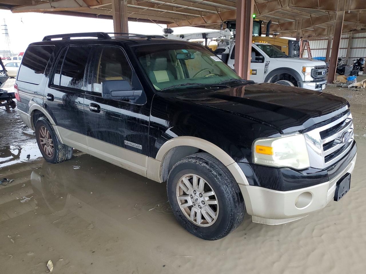 2007 Ford Expedition Eddie Bauer Black vin: 1FMFU17507LA56112