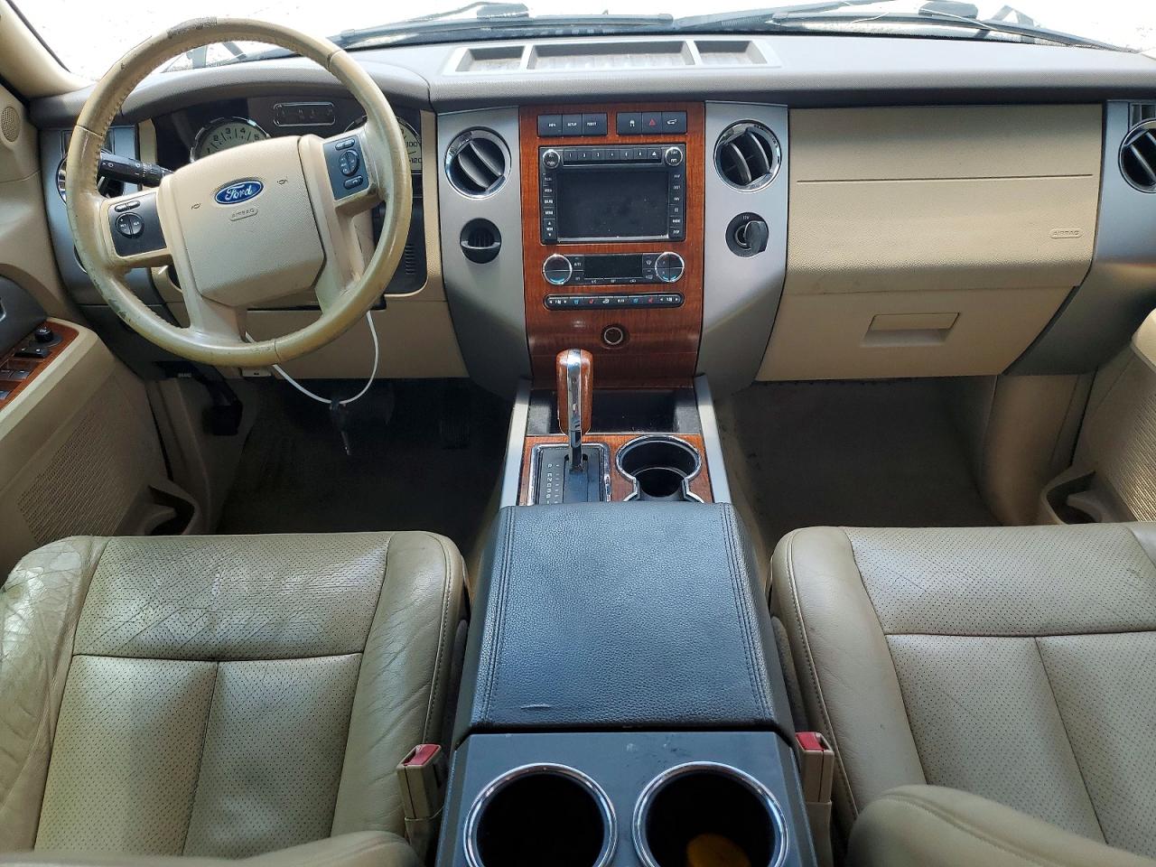 2009 Ford Expedition Eddie Bauer White vin: 1FMFU17509EB27736