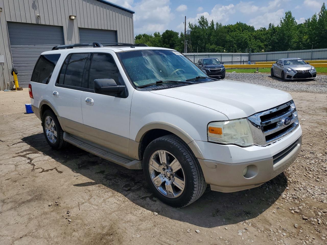 2009 Ford Expedition Eddie Bauer White vin: 1FMFU17509EB27736