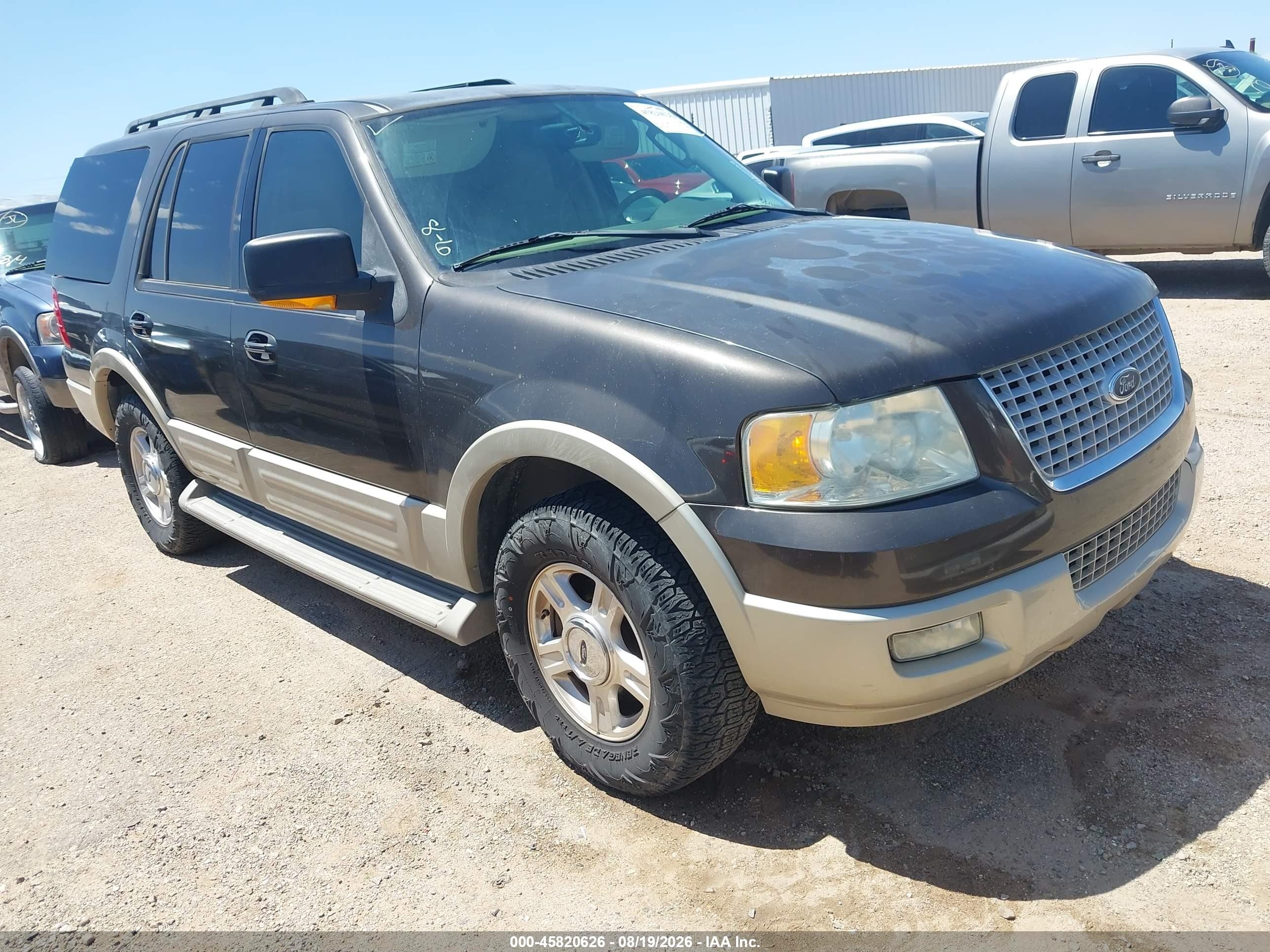 2005 Ford Expedition Eddie Bauer/king Ranch Серый vin: 1FMFU17515LA99077