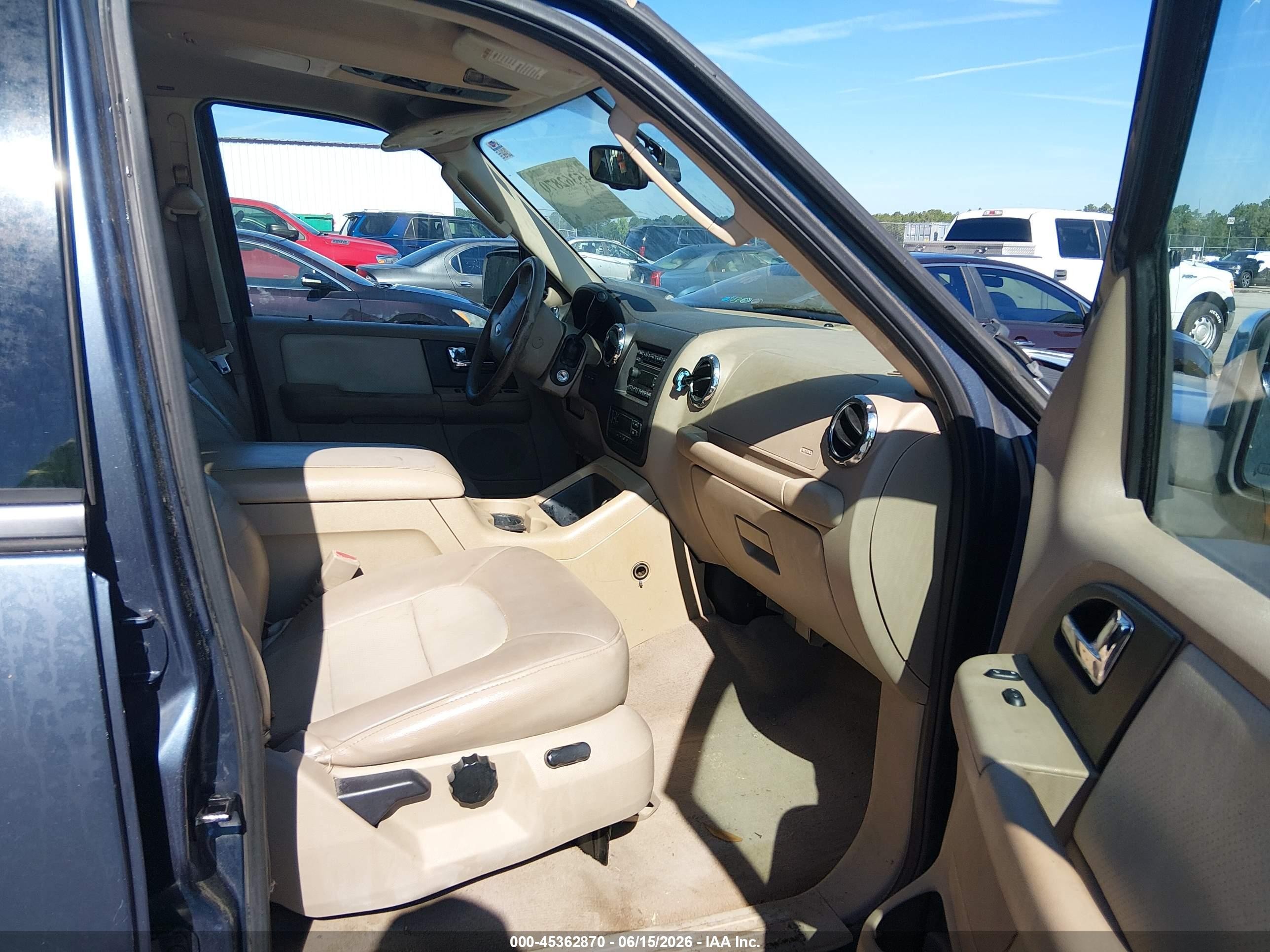 2006 Ford Expedition Eddie Bauer/king Ranch Blue vin: 1FMFU17516LA12134