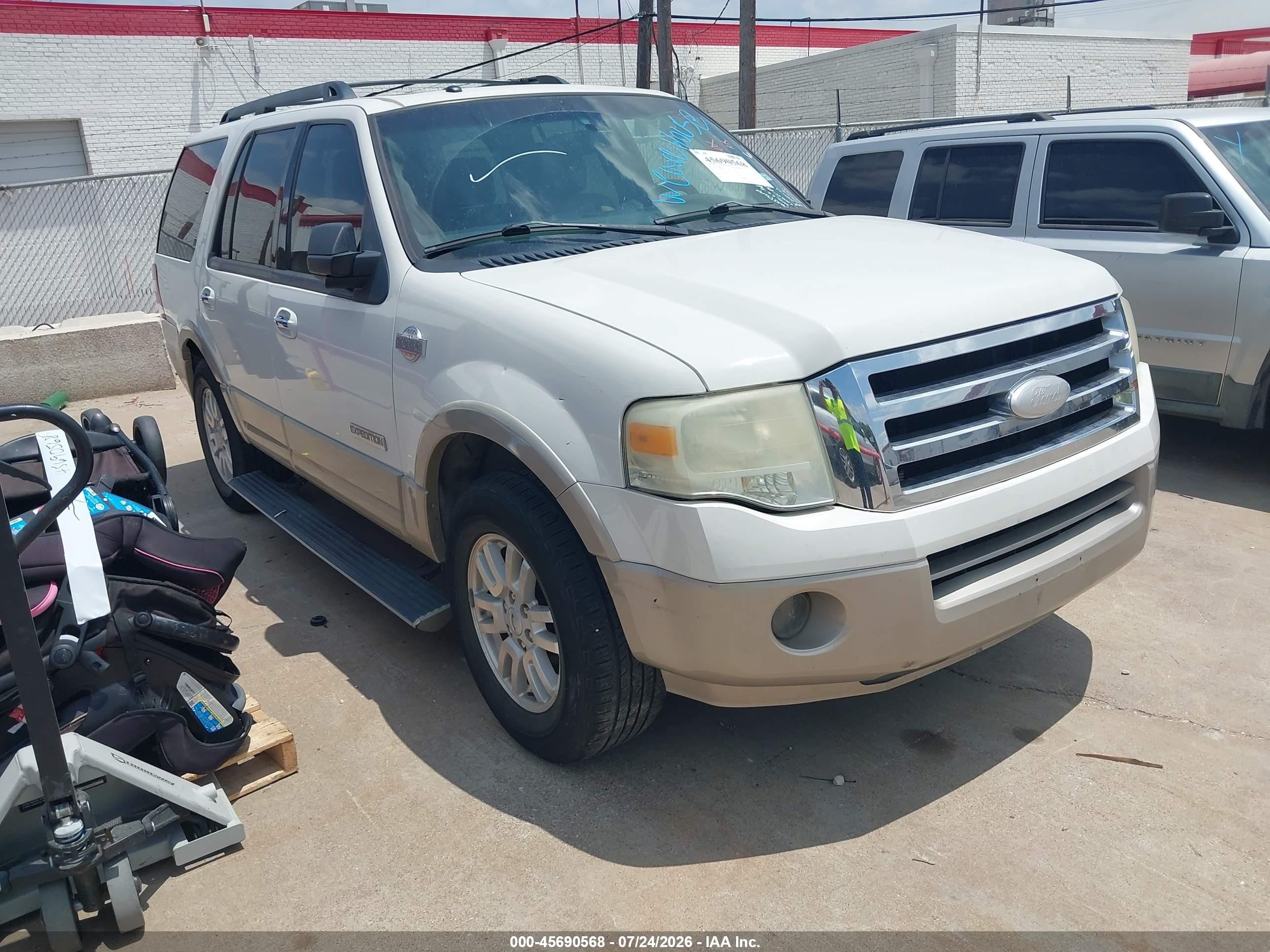 2008 Ford Expedition Eddie Bauer/king Ranch Champagne vin: 1FMFU17518LA31012