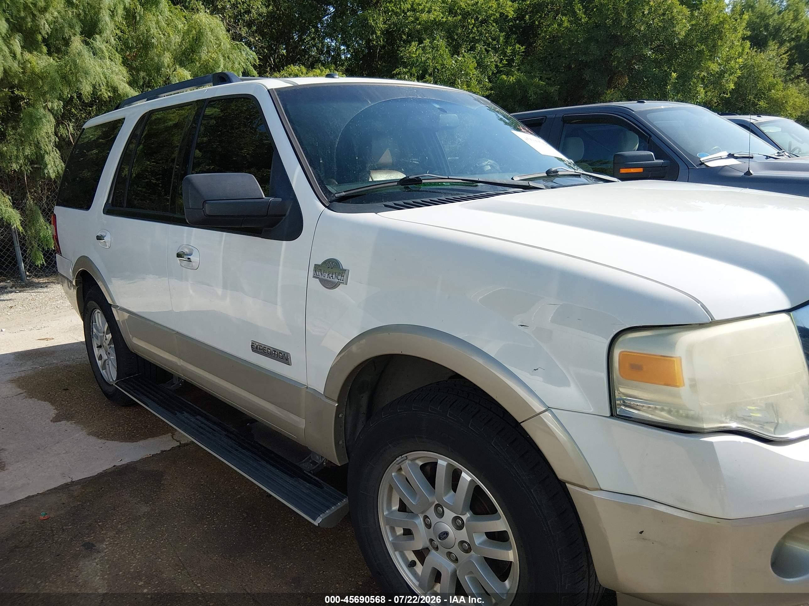 2008 Ford Expedition Eddie Bauer/king Ranch Champagne vin: 1FMFU17518LA31012