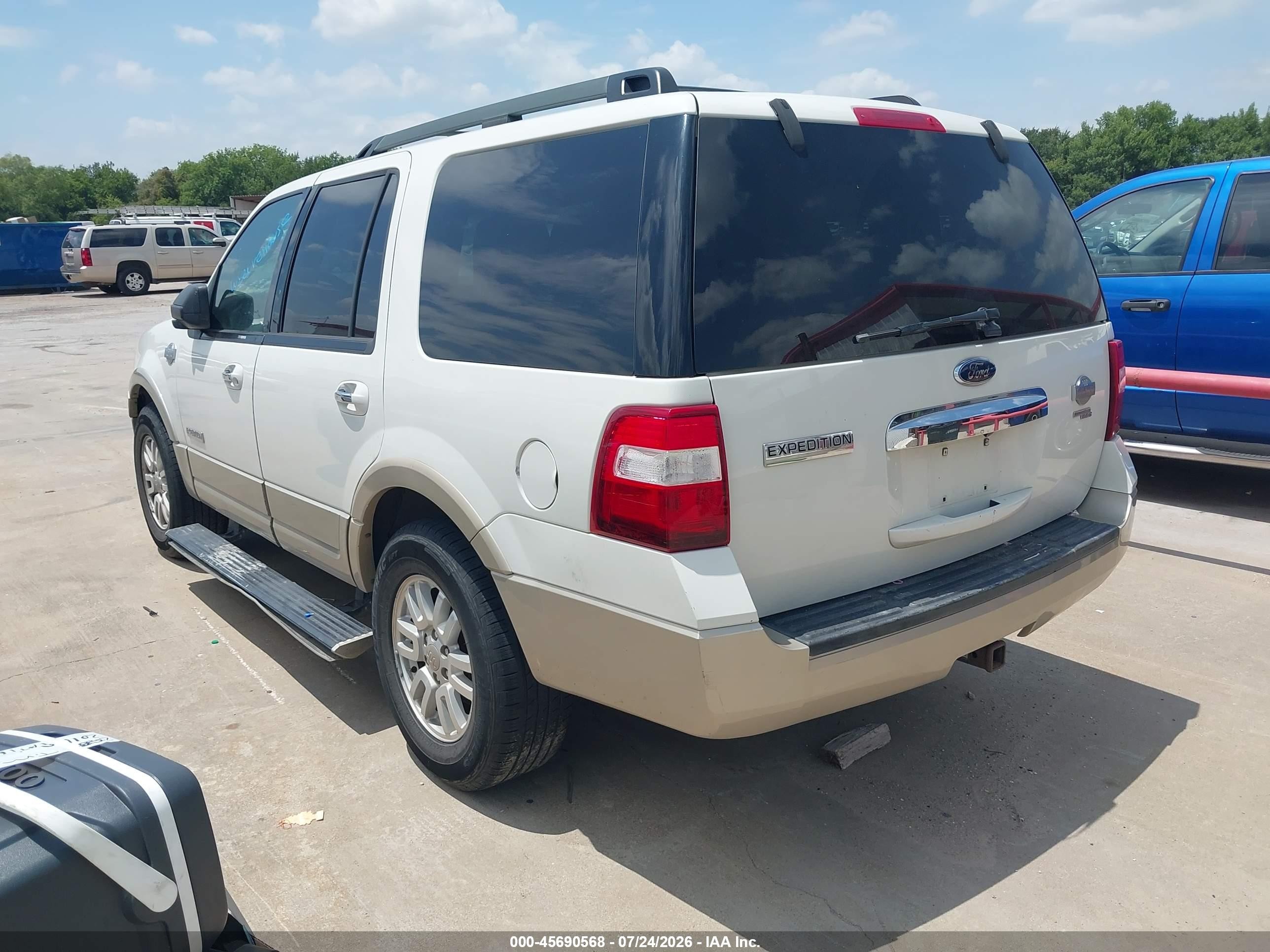 2008 Ford Expedition Eddie Bauer/king Ranch Champagne vin: 1FMFU17518LA31012