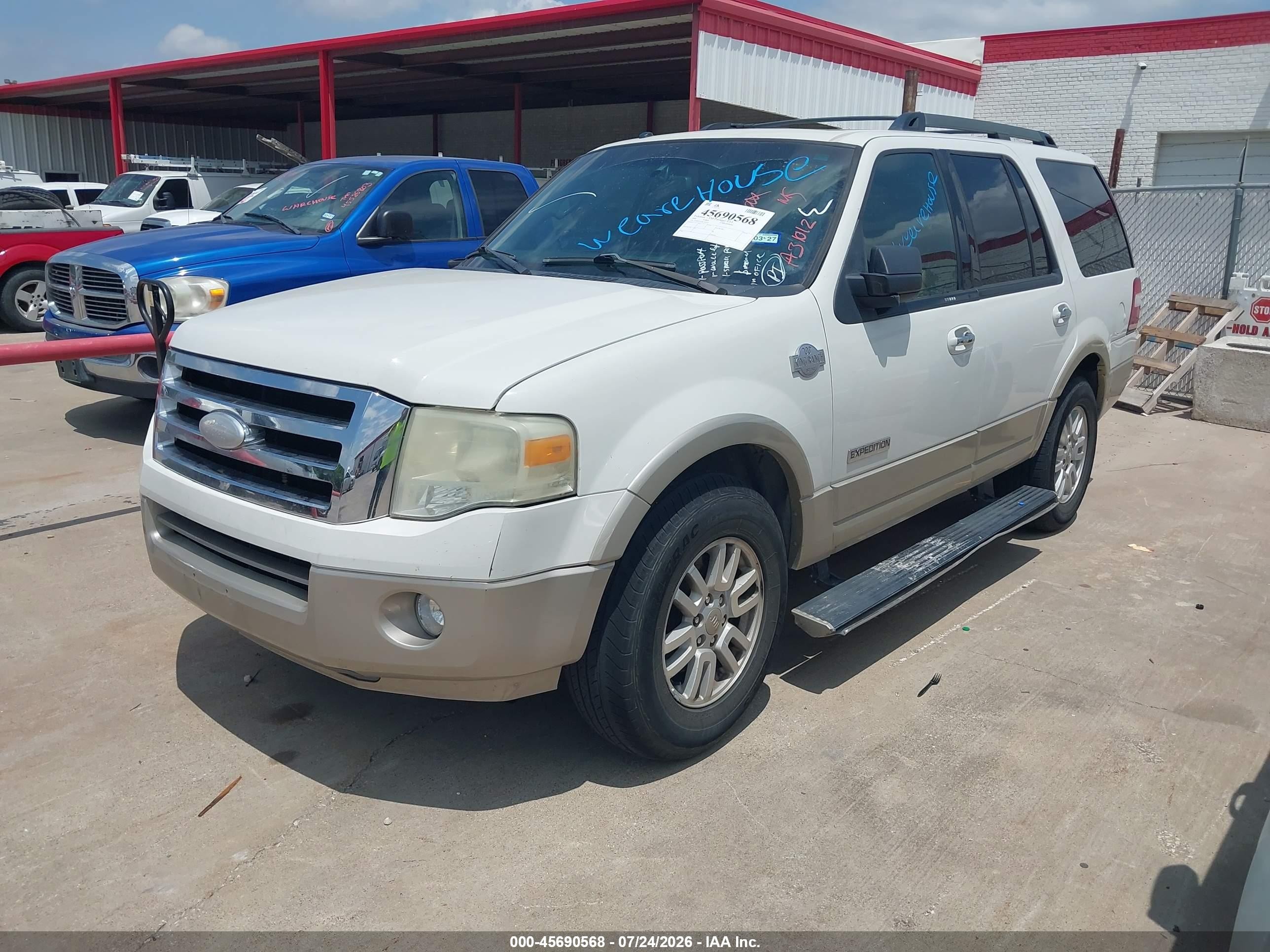 2008 Ford Expedition Eddie Bauer/king Ranch Champagne vin: 1FMFU17518LA31012