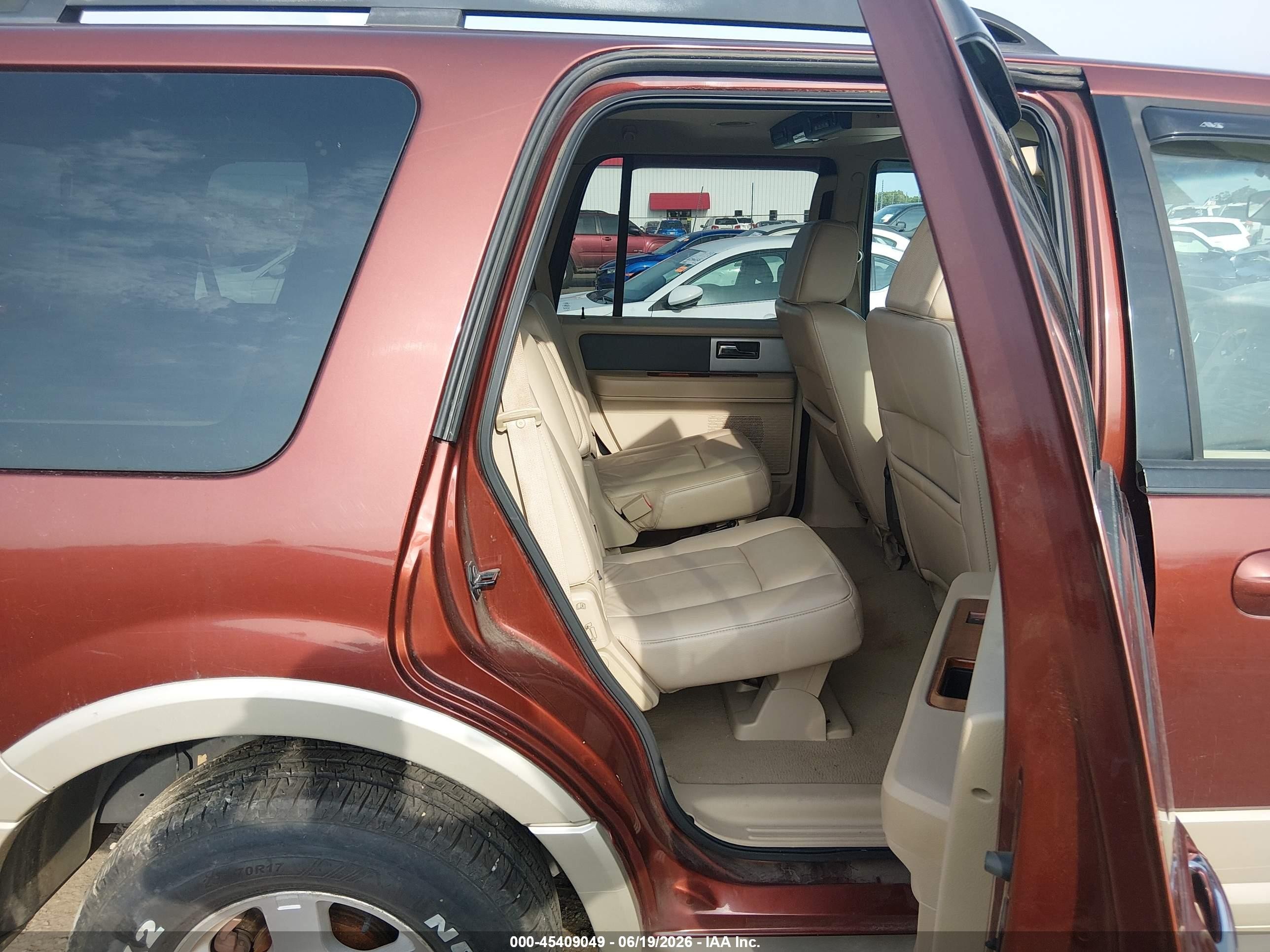 2008 Ford Expedition Eddie Bauer/king Ranch Red vin: 1FMFU17518LA65242