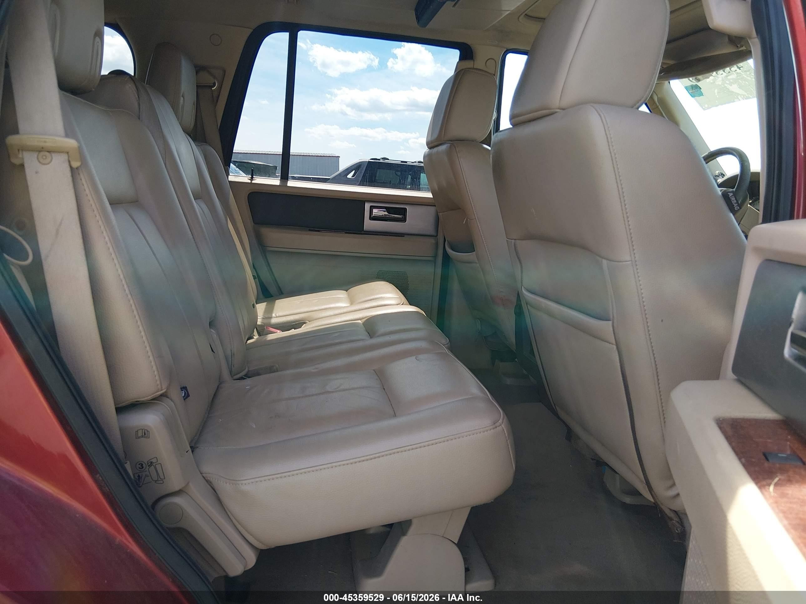 2008 Ford Expedition Eddie Bauer/king Ranch Red vin: 1FMFU17518LA68755
