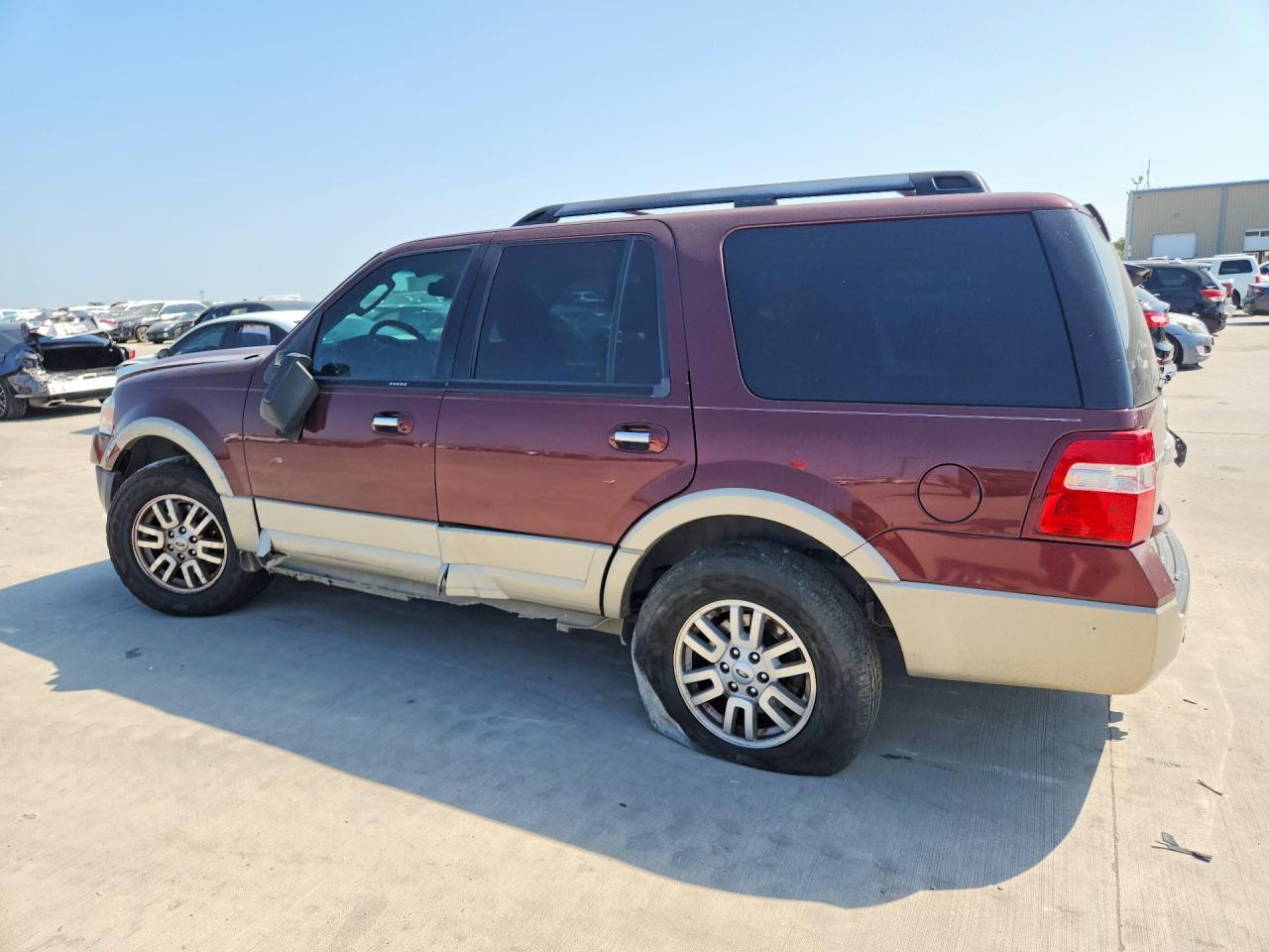 2009 Ford Expedition Eddie Bauer Maroon vin: 1FMFU17519EB10959
