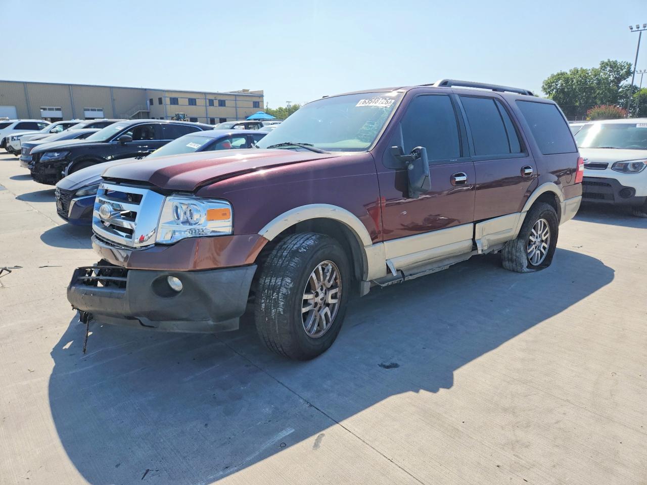 2009 Ford Expedition Eddie Bauer Maroon vin: 1FMFU17519EB10959