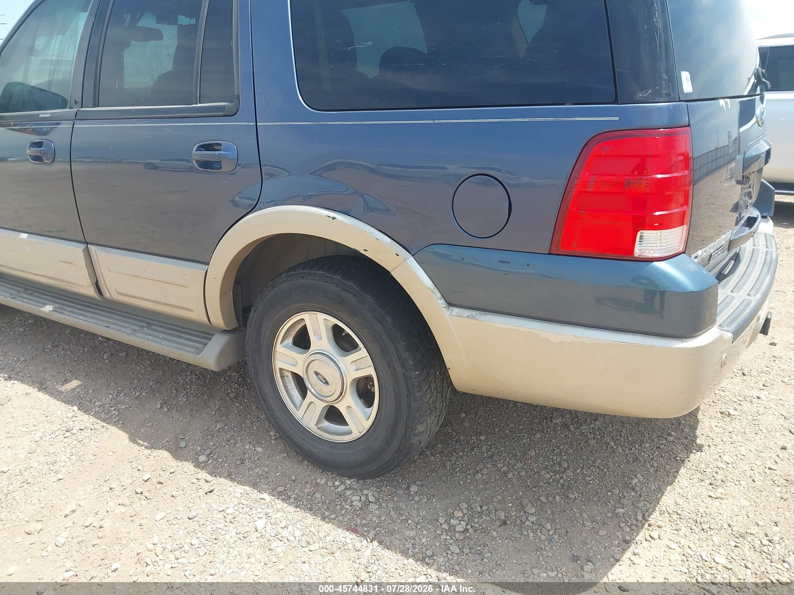 2005 Ford Expedition Eddie Bauer/king Ranch Синий vin: 1FMFU17525LA54455