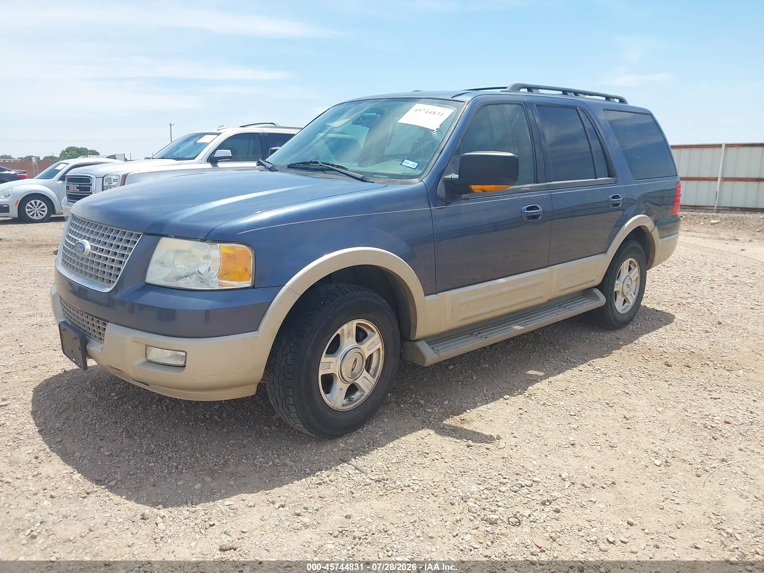 2005 Ford Expedition Eddie Bauer/king Ranch Синий vin: 1FMFU17525LA54455
