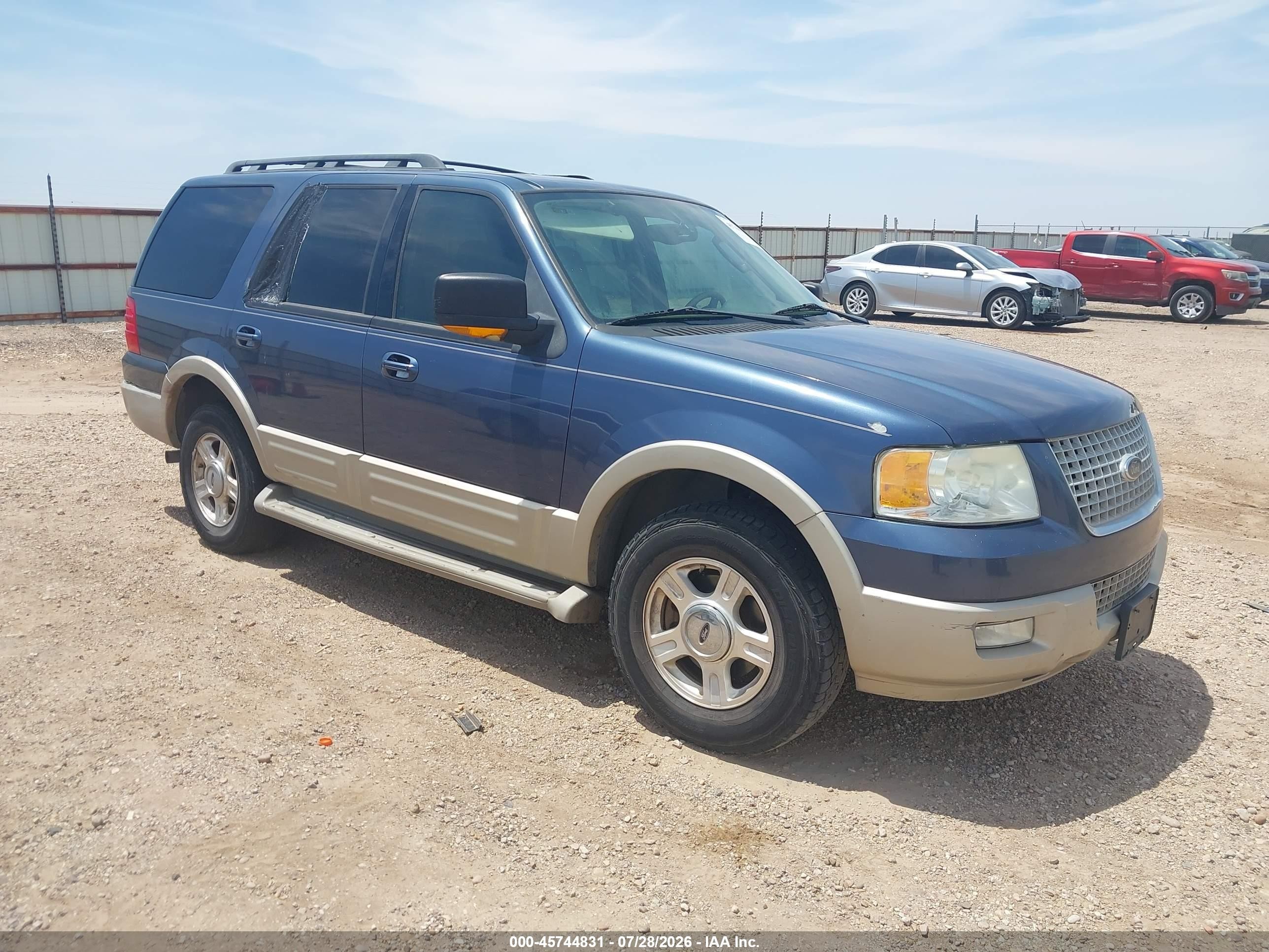 2005 Ford Expedition Eddie Bauer/king Ranch Синий vin: 1FMFU17525LA54455