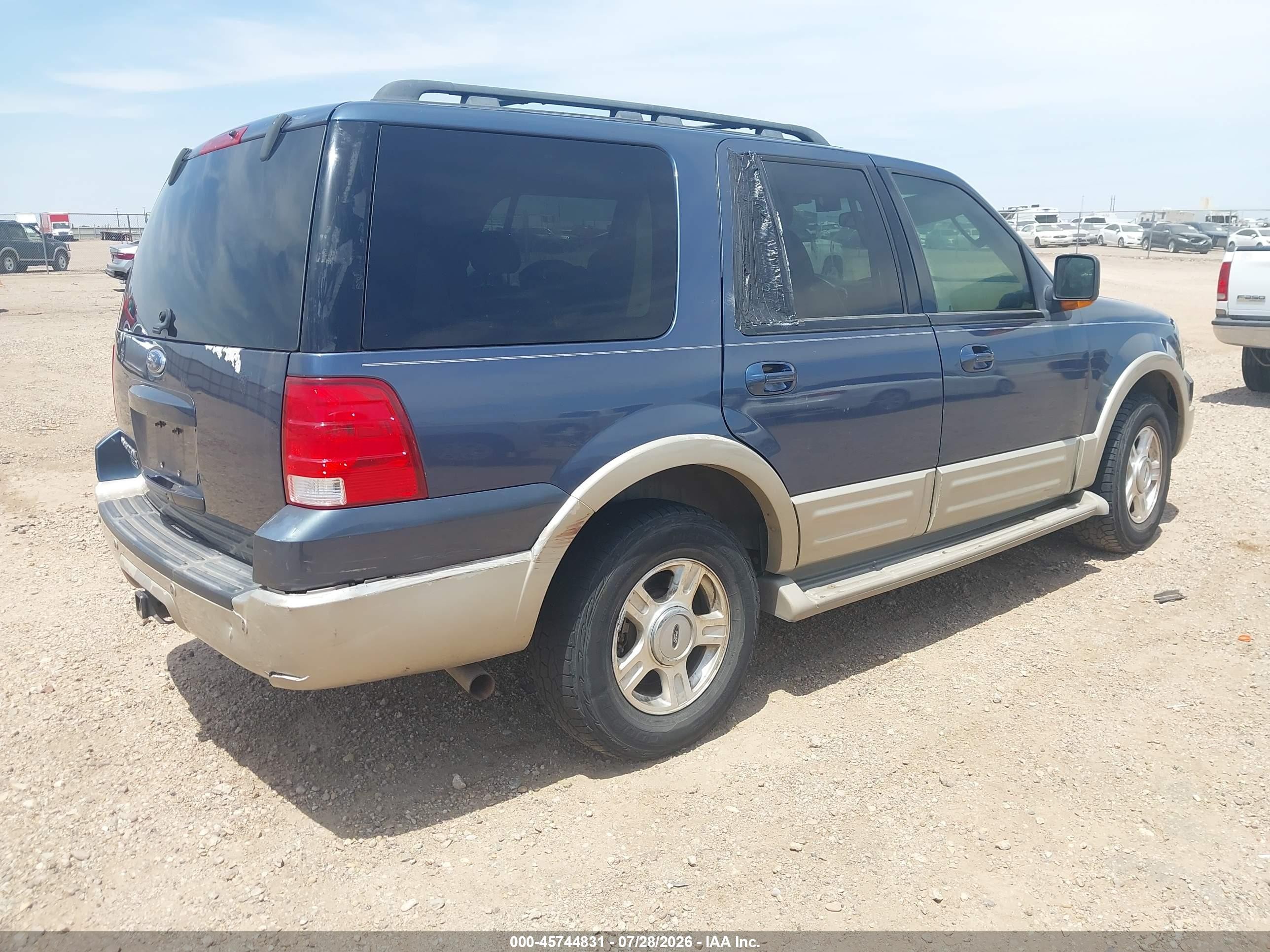 2005 Ford Expedition Eddie Bauer/king Ranch Синий vin: 1FMFU17525LA54455