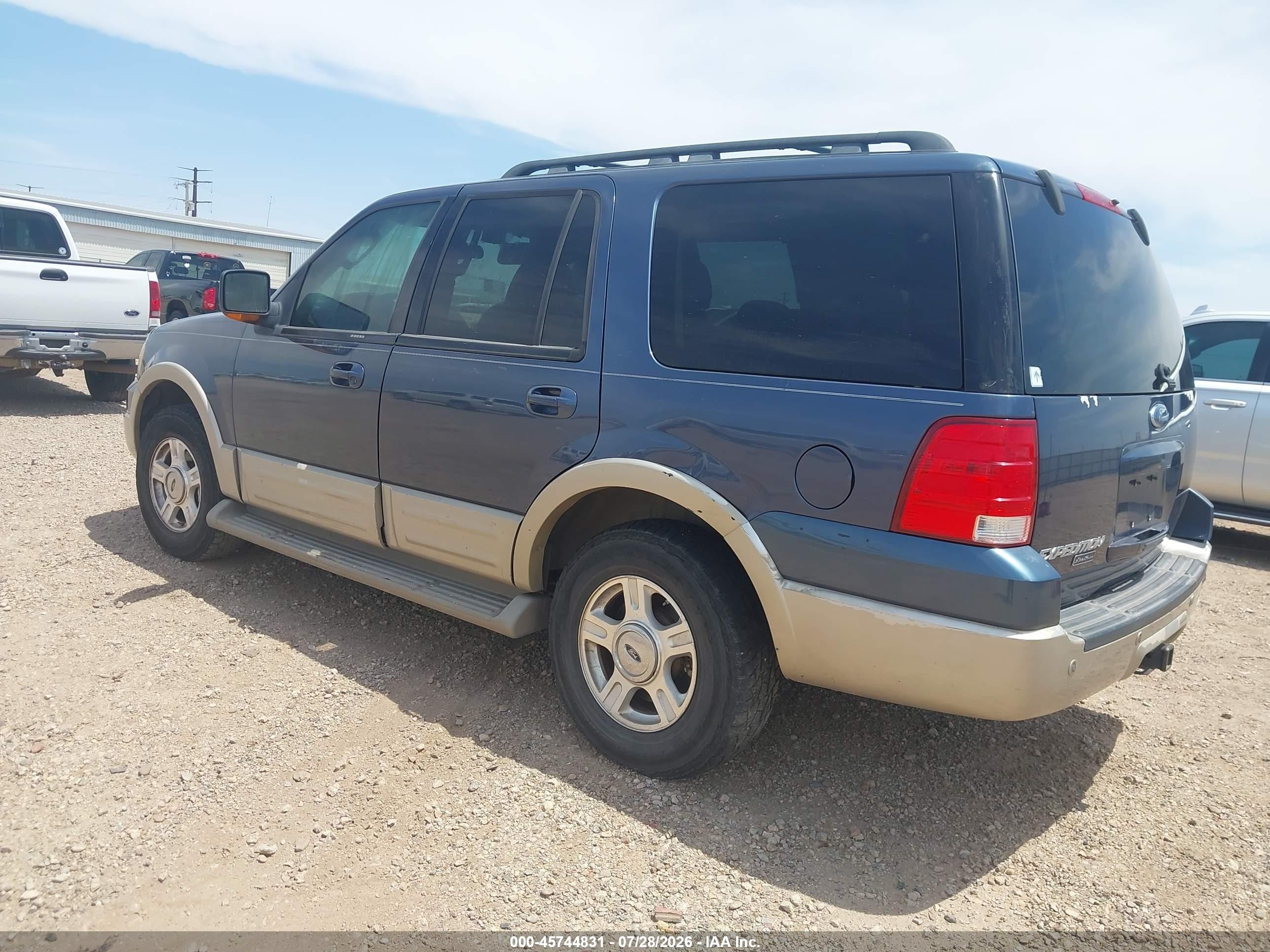 2005 Ford Expedition Eddie Bauer/king Ranch Синий vin: 1FMFU17525LA54455