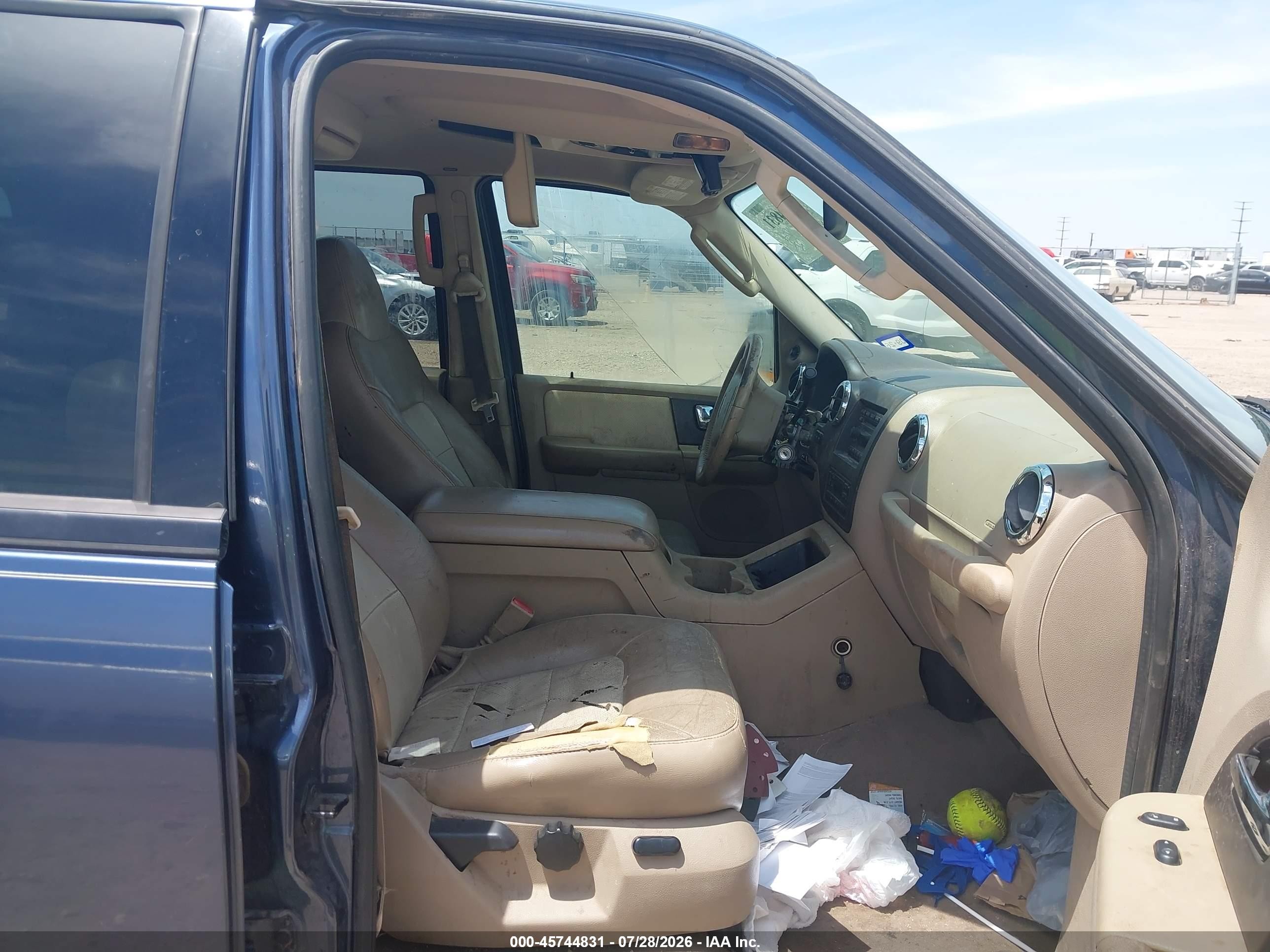 2005 Ford Expedition Eddie Bauer/king Ranch Синий vin: 1FMFU17525LA54455