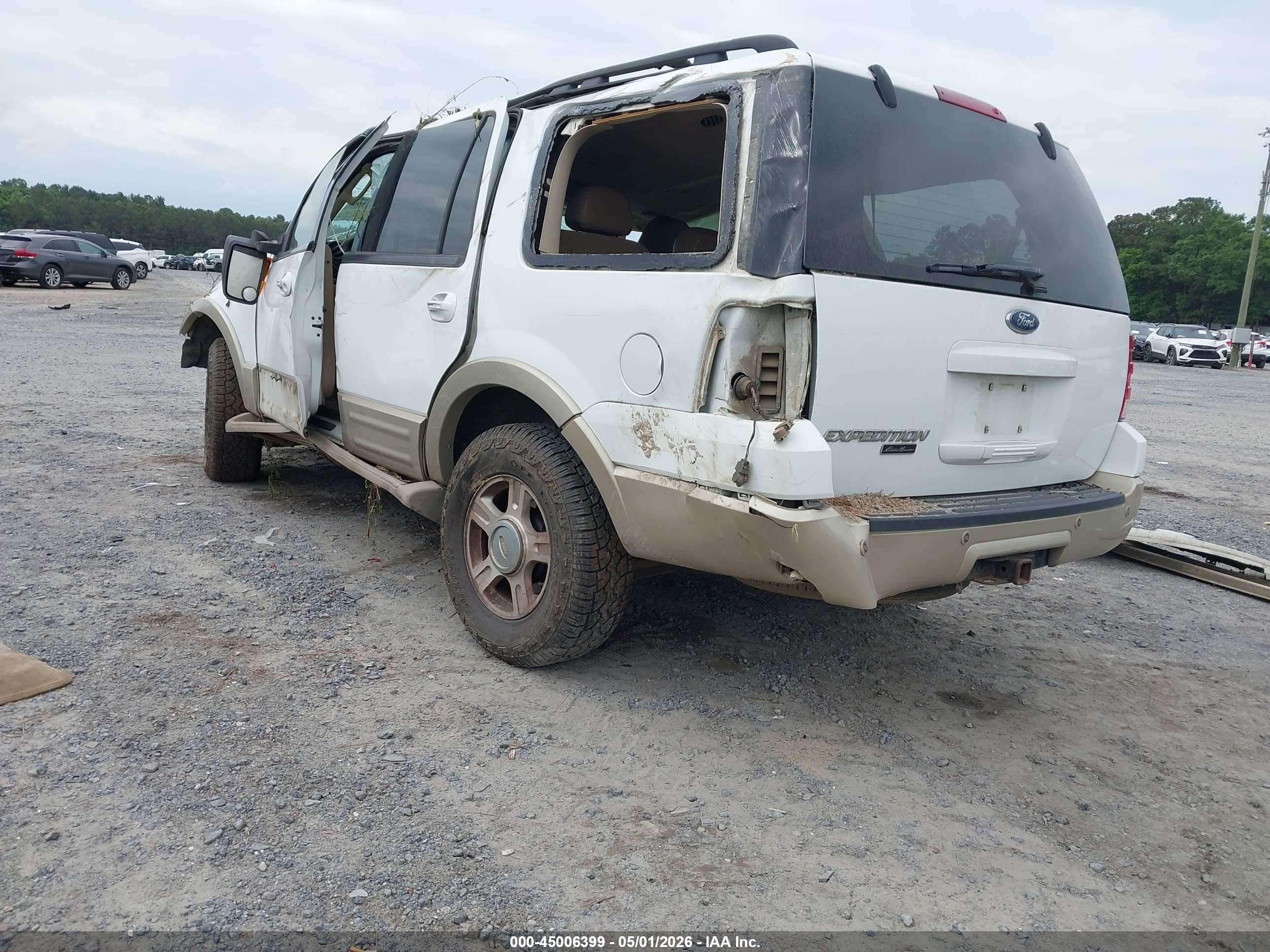 2006 Ford Expedition Eddie Bauer/king Ranch White vin: 1FMFU17526LB00156