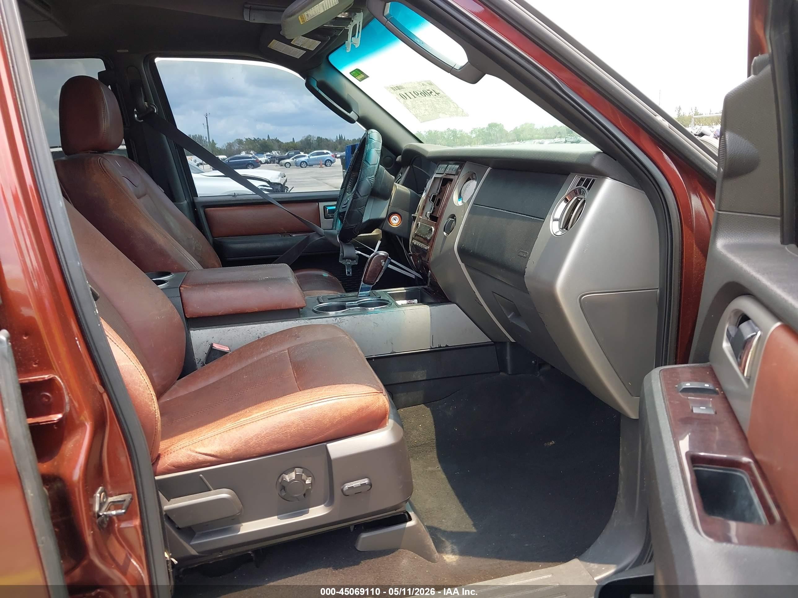2008 Ford Expedition Eddie Bauer/king Ranch Maroon vin: 1FMFU17528LA35764