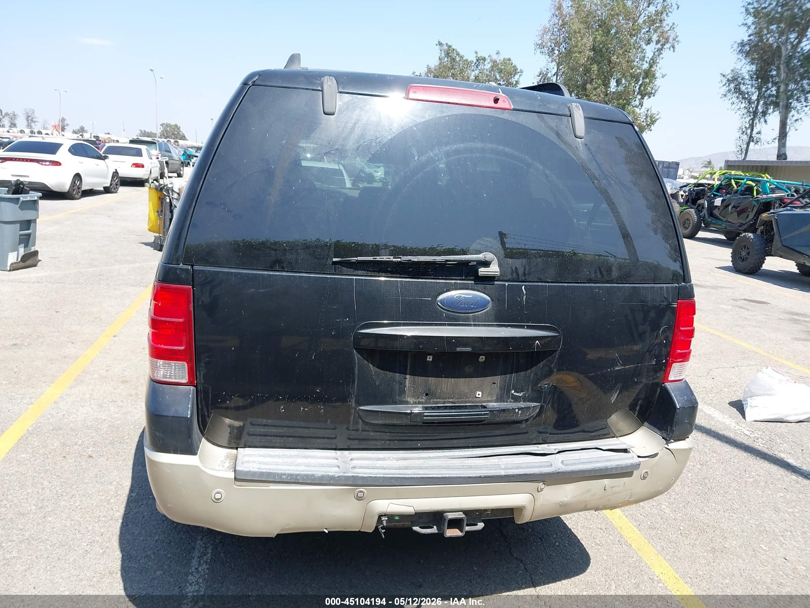 2006 Ford Expedition Eddie Bauer/king Ranch Черный vin: 1FMFU17536LA16282