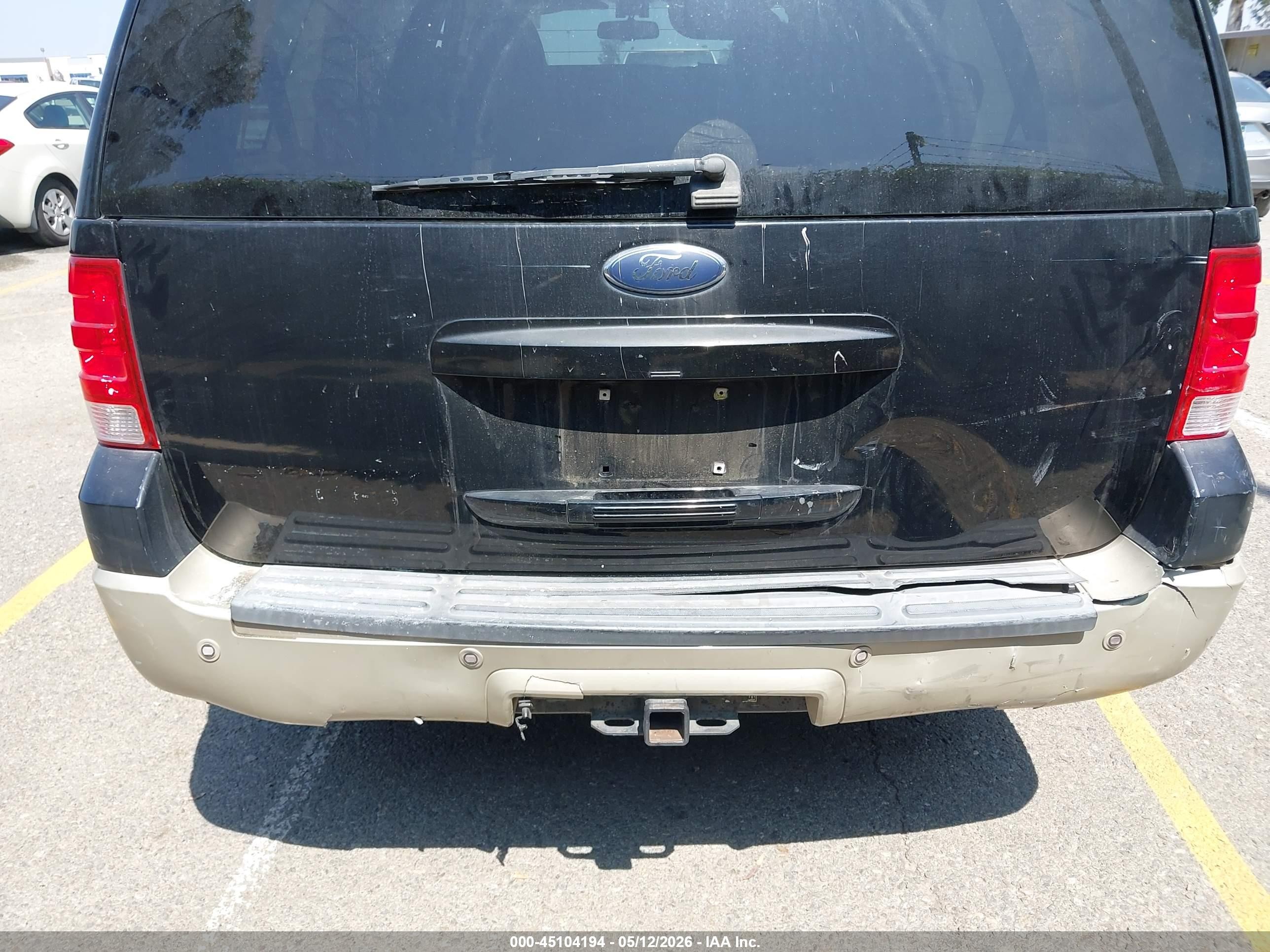 2006 Ford Expedition Eddie Bauer/king Ranch Черный vin: 1FMFU17536LA16282