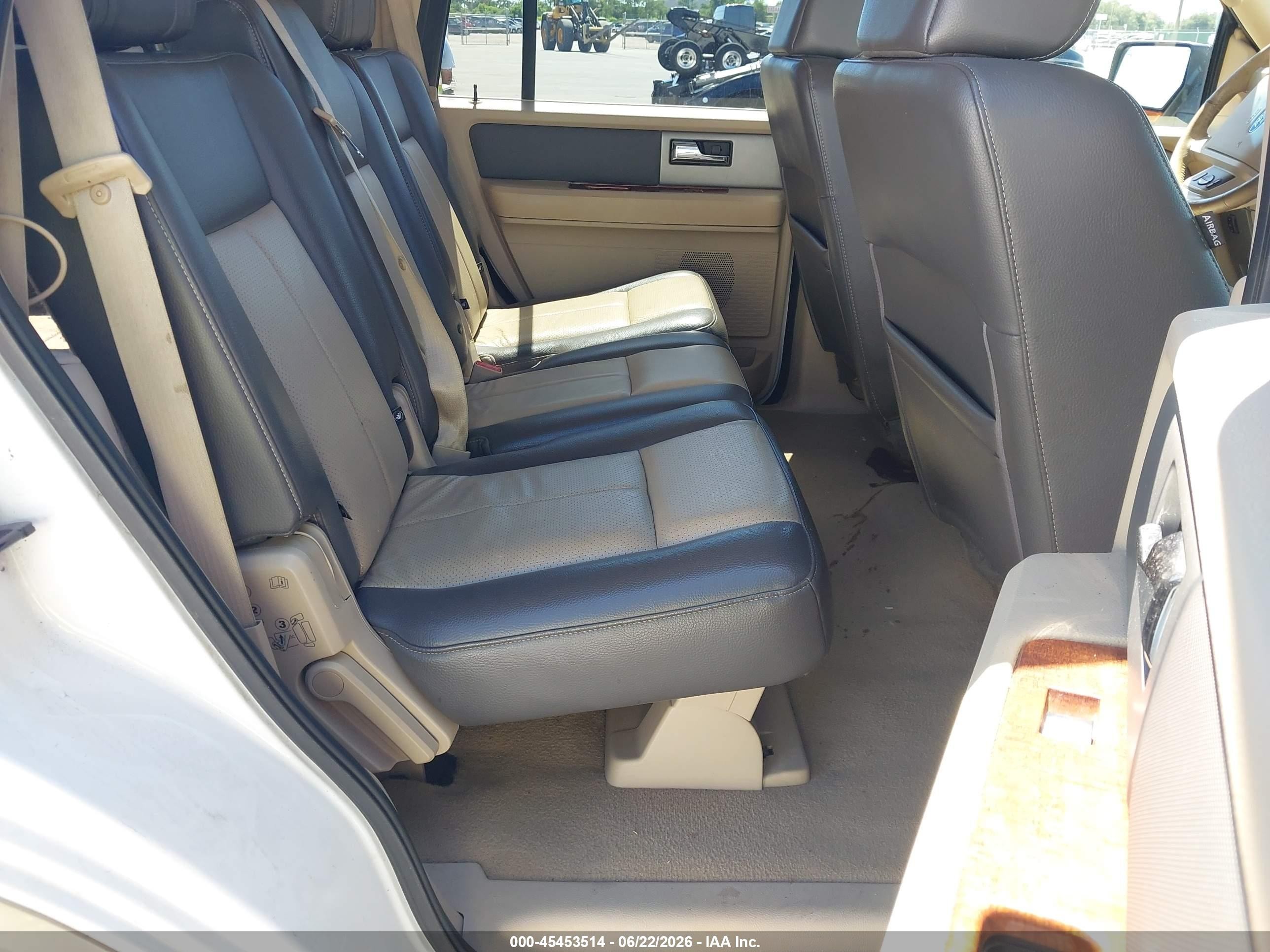 2007 Ford Expedition Eddie Bauer White vin: 1FMFU17537LA92635