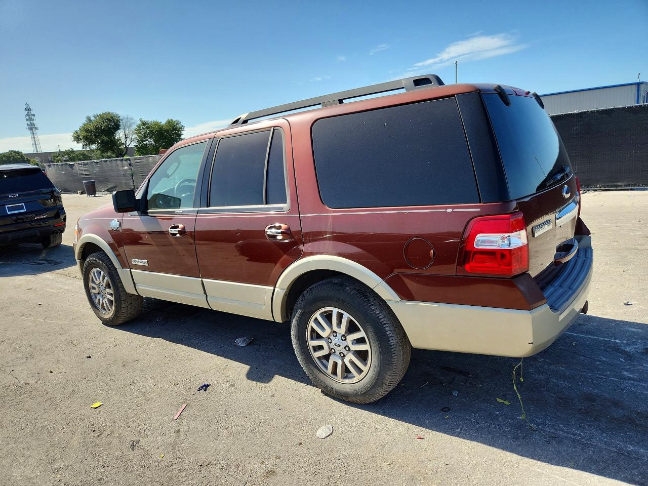 2008 Ford Expedition Eddie Bauer Maroon vin: 1FMFU17538LA34042