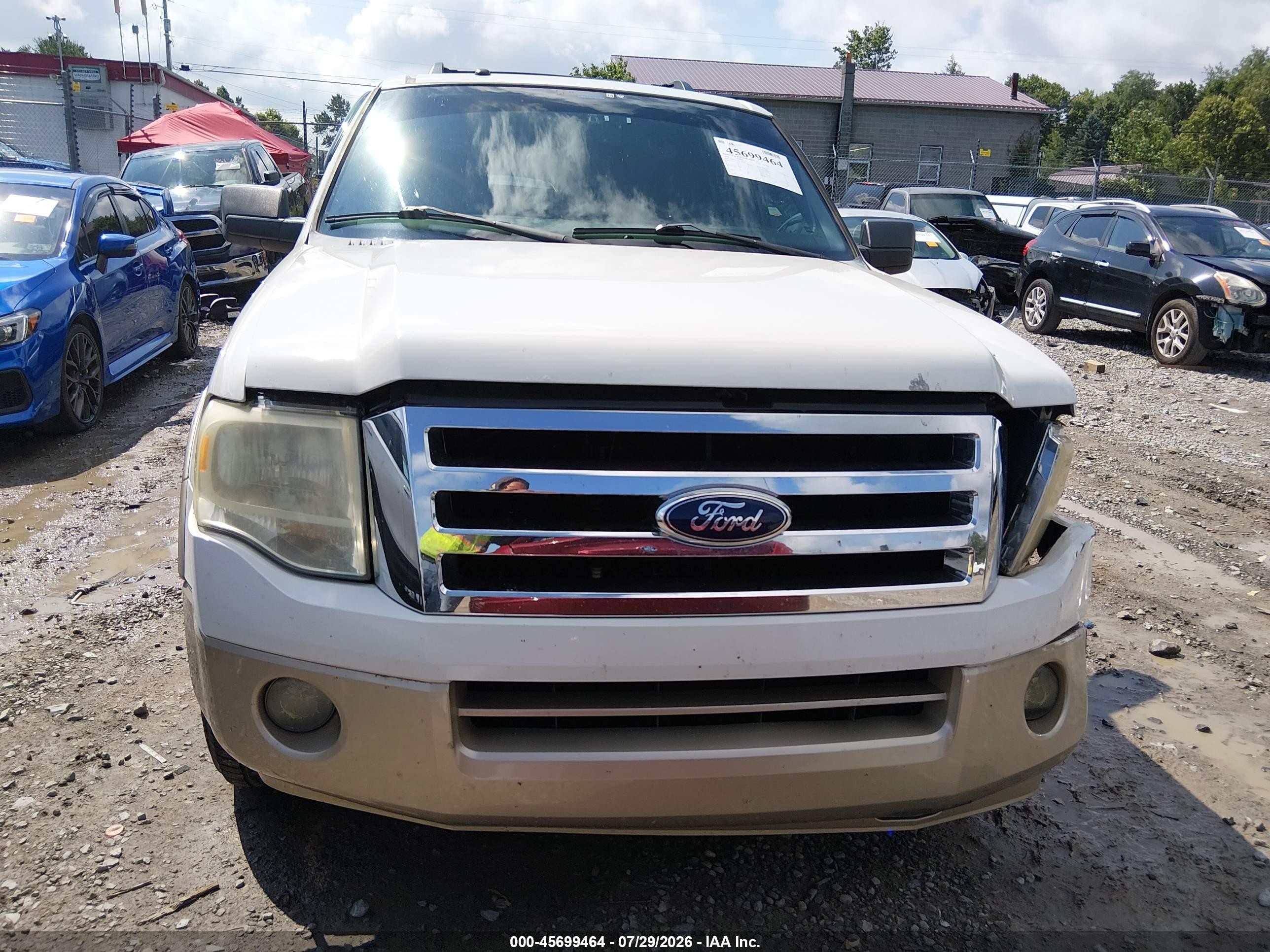 2008 Ford Expedition Eddie Bauer/king Ranch White vin: 1FMFU17538LA49544