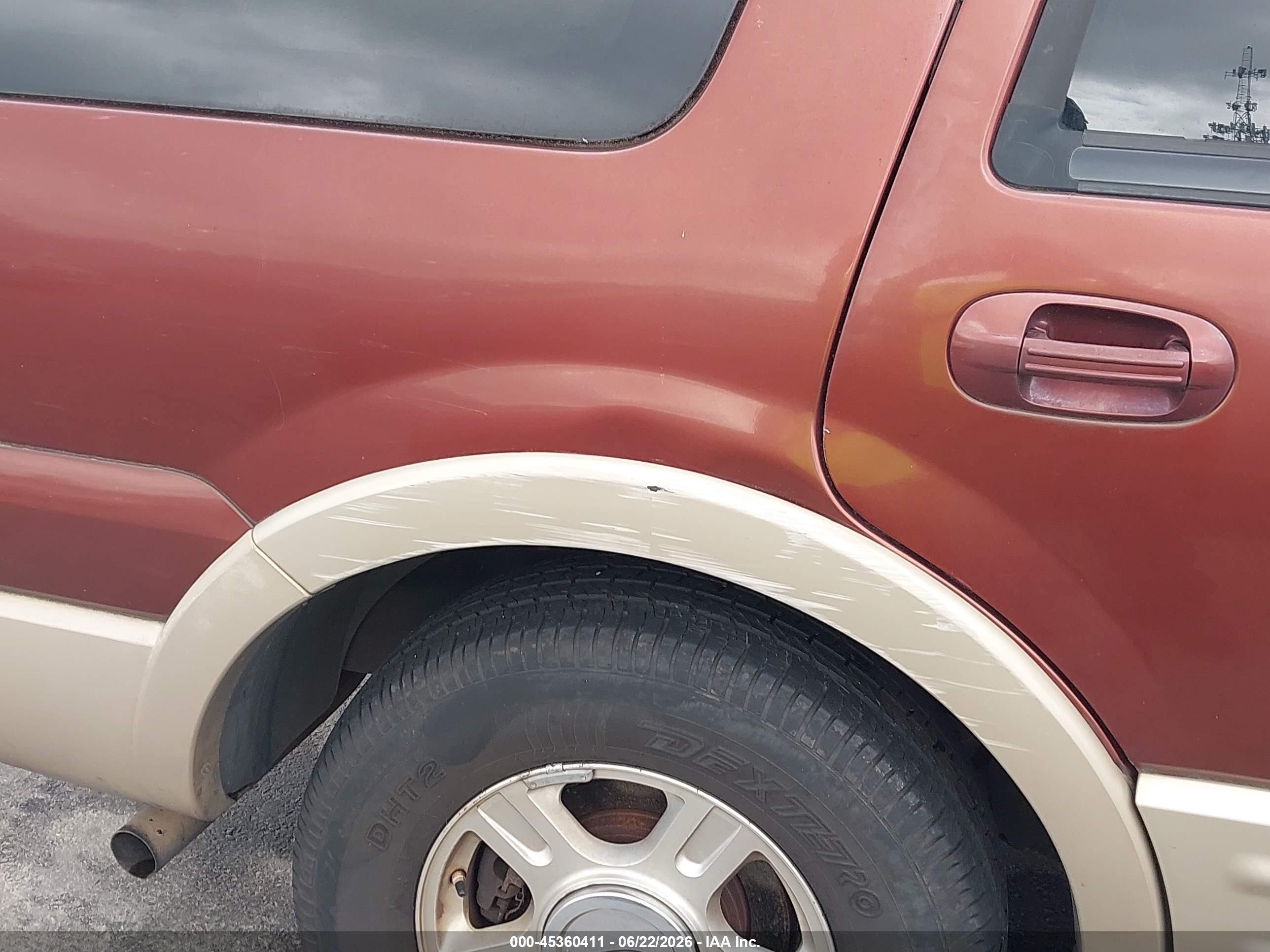 2006 Ford Expedition Eddie Bauer/king Ranch Burgundy vin: 1FMFU17546LA90360