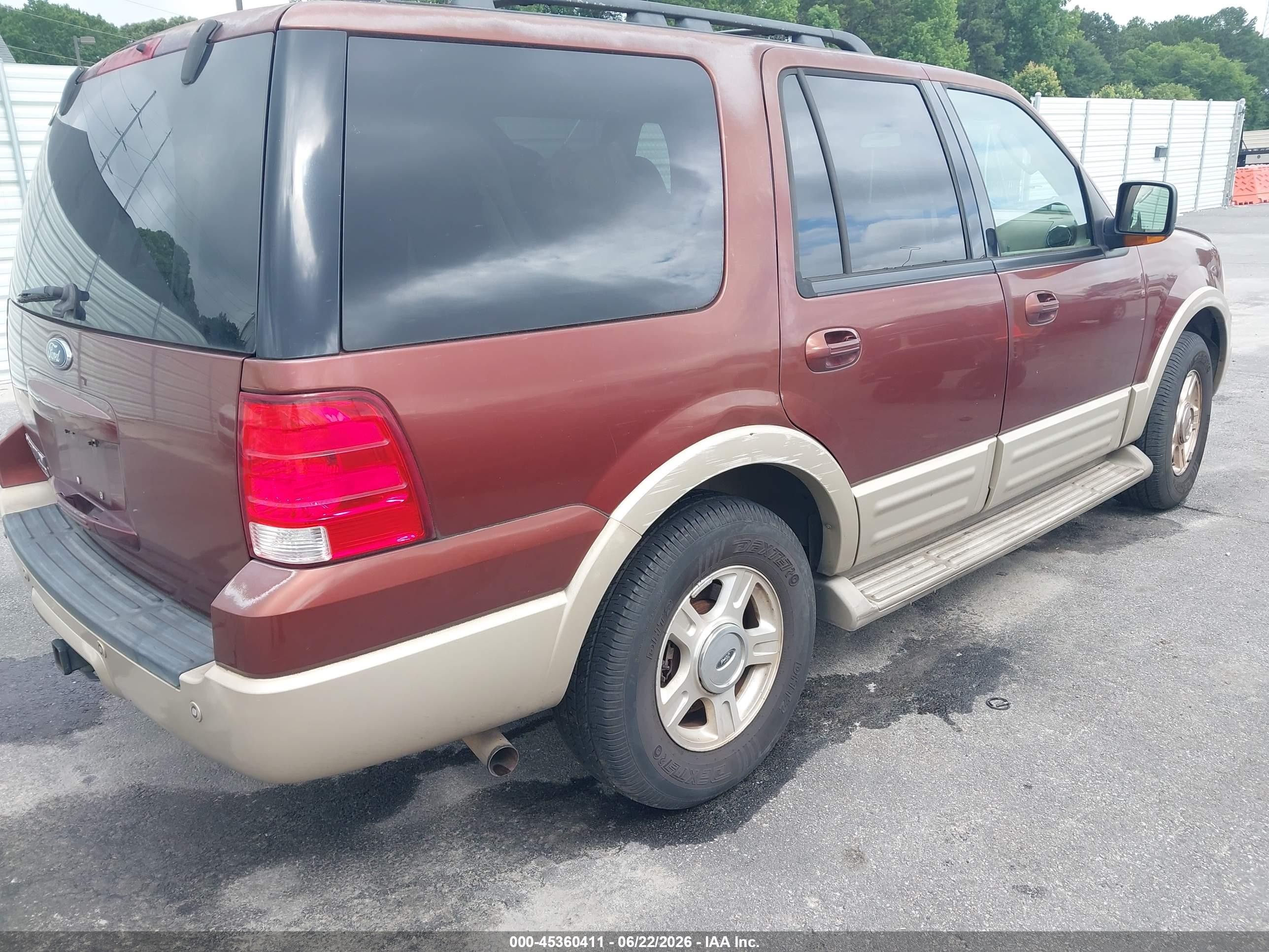 2006 Ford Expedition Eddie Bauer/king Ranch Burgundy vin: 1FMFU17546LA90360