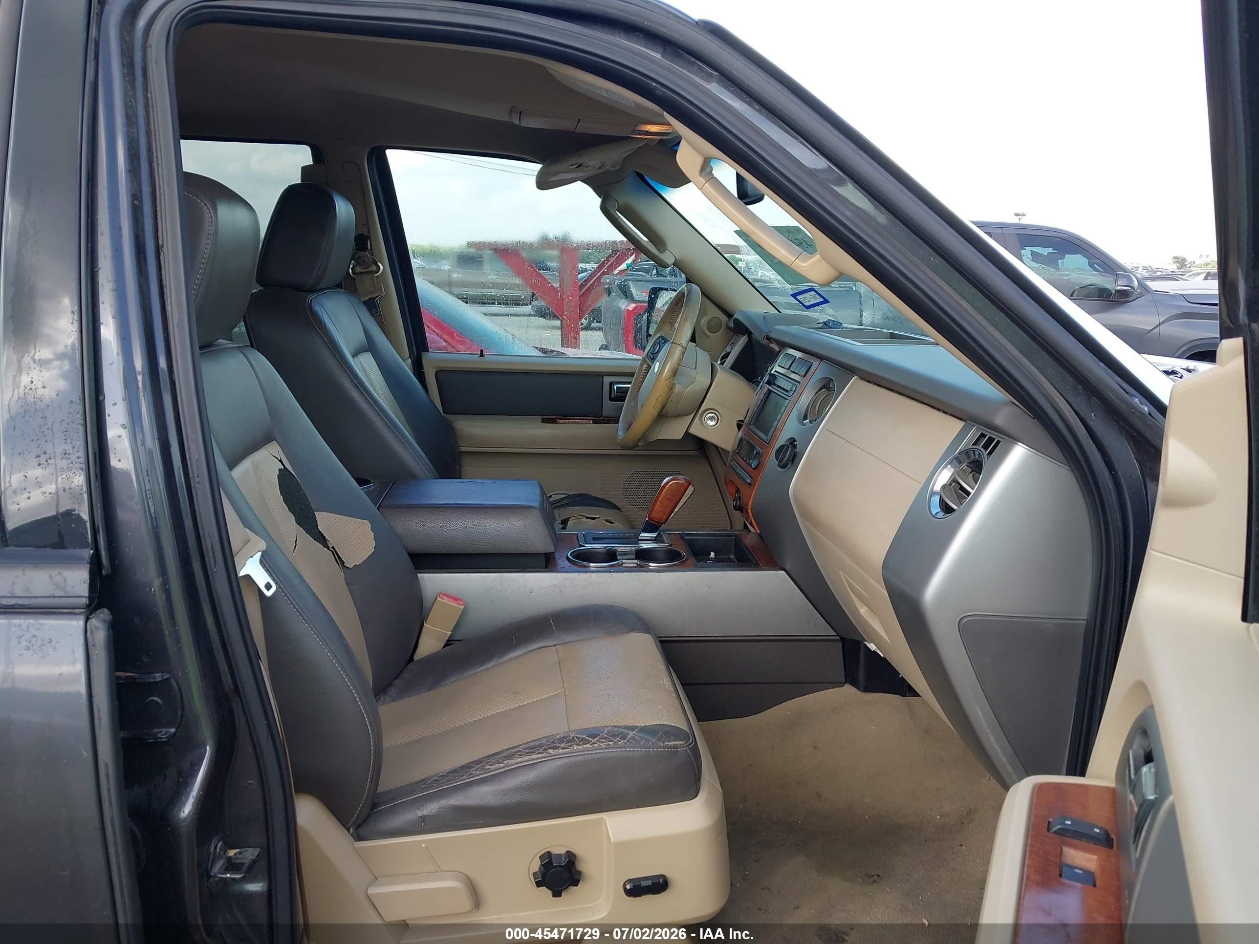 2007 Ford Expedition Eddie Bauer Black vin: 1FMFU17547LA48675
