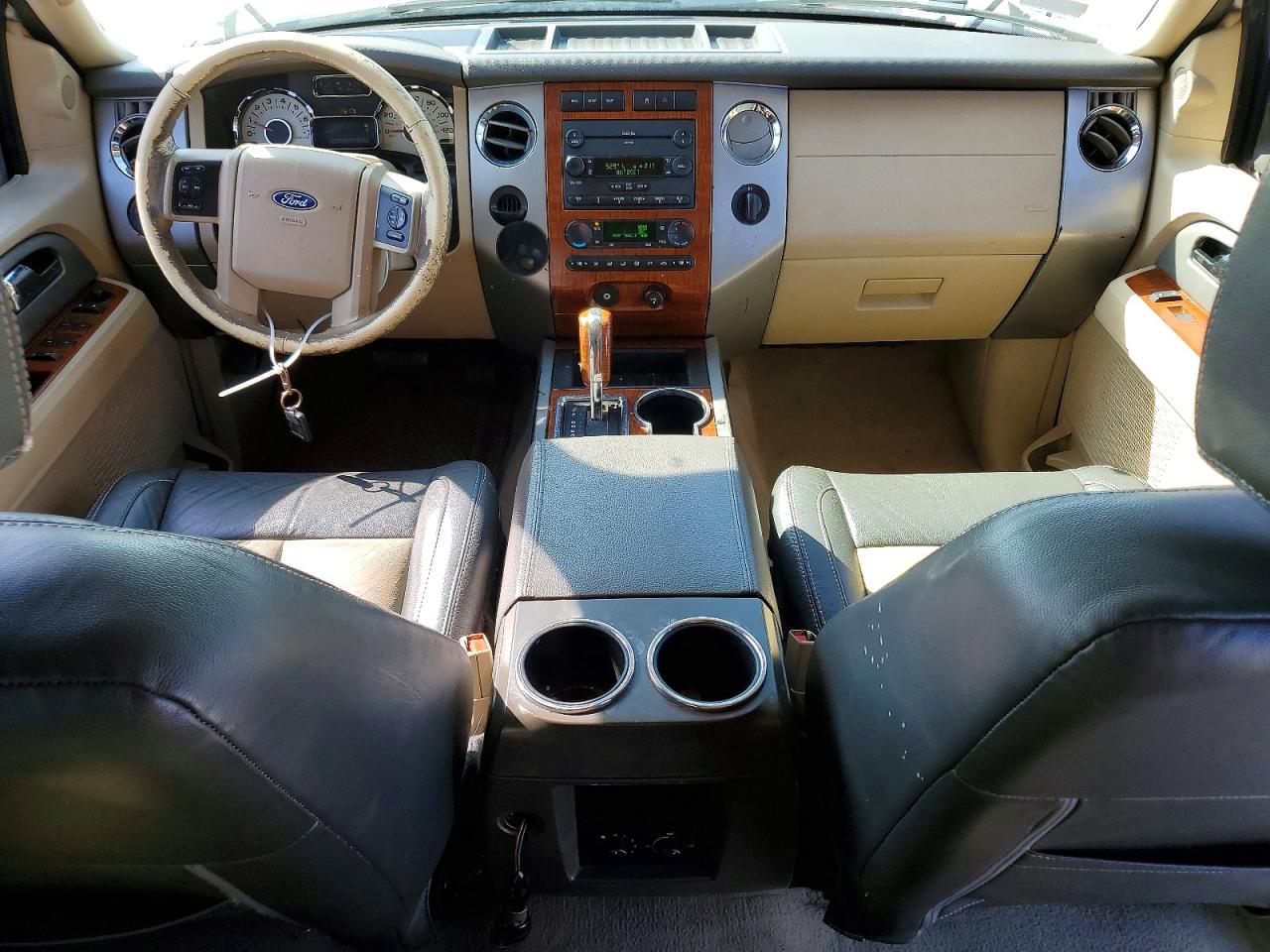 2007 Ford Expedition Eddie Bauer White vin: 1FMFU17547LA71454