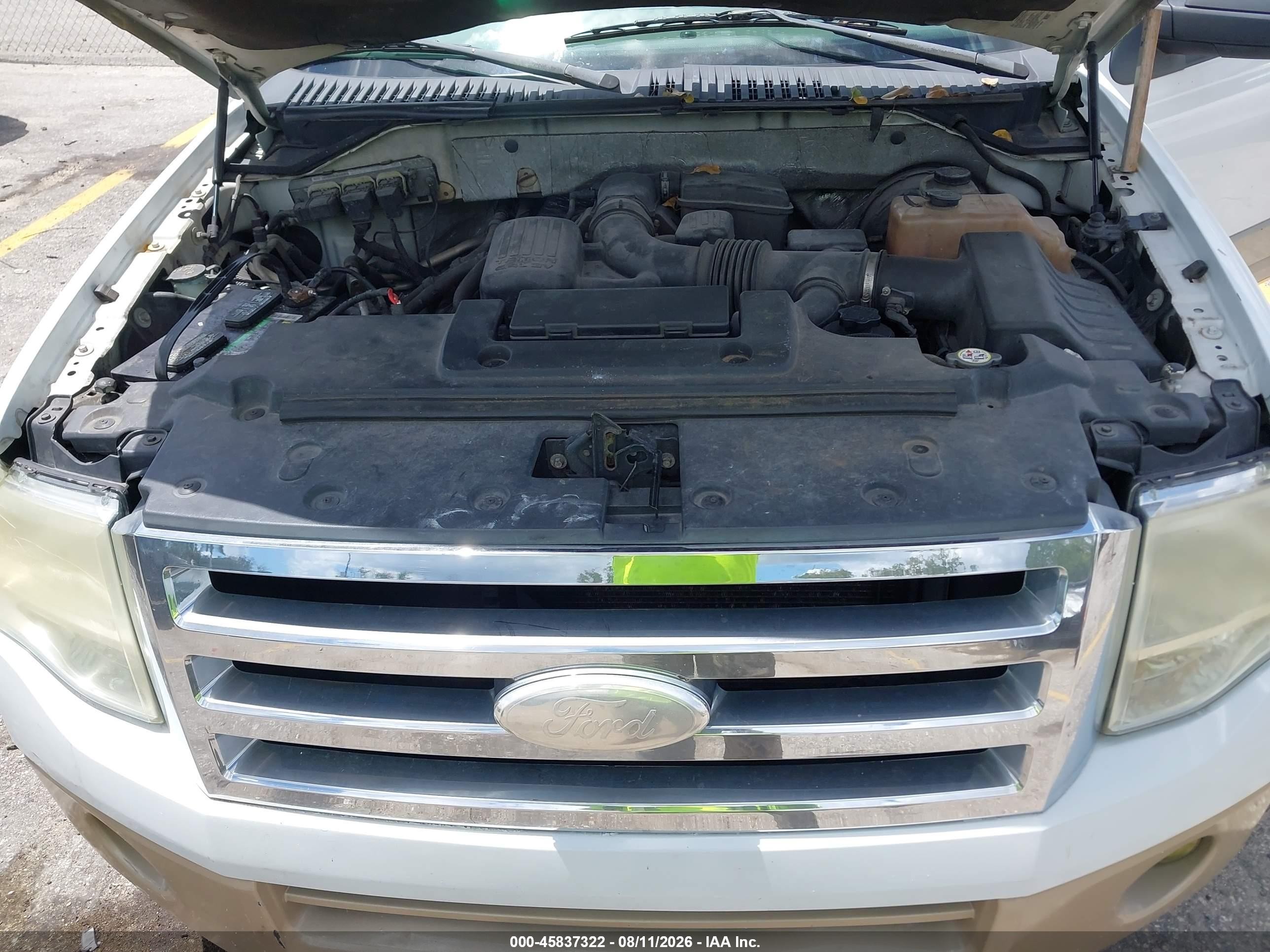 2009 Ford Expedition Eddie Bauer White vin: 1FMFU17549EB20496