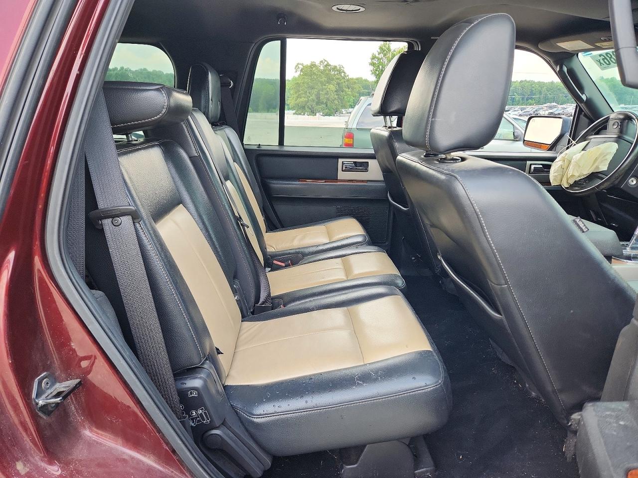 2009 Ford Expedition Eddie Bauer Бордовый vin: 1FMFU17549EB20644