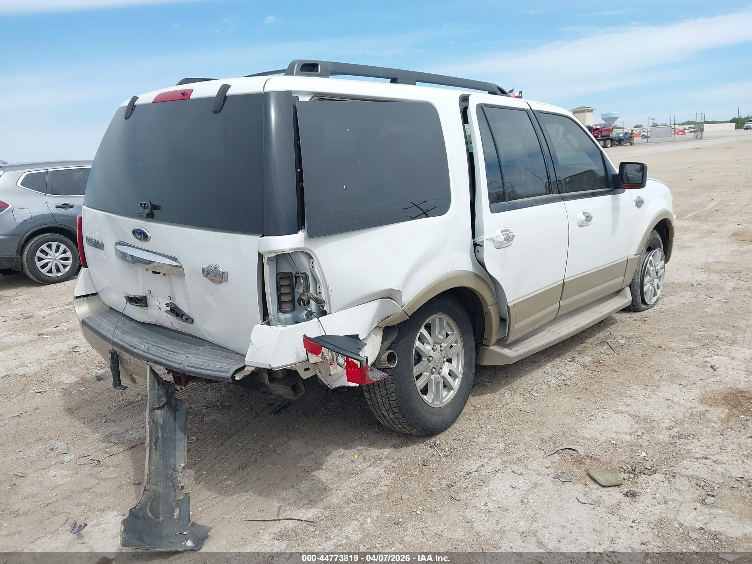 2009 Ford Expedition Eddie Bauer/king Ranch White vin: 1FMFU17549LA12794