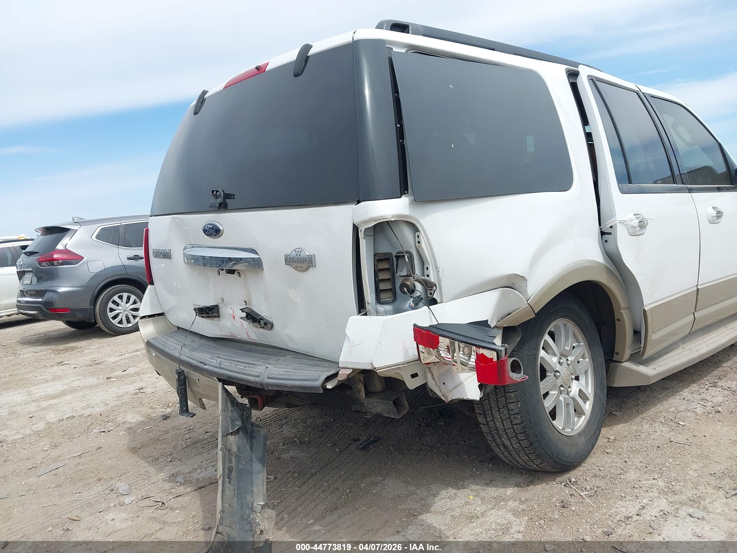 2009 Ford Expedition Eddie Bauer/king Ranch White vin: 1FMFU17549LA12794