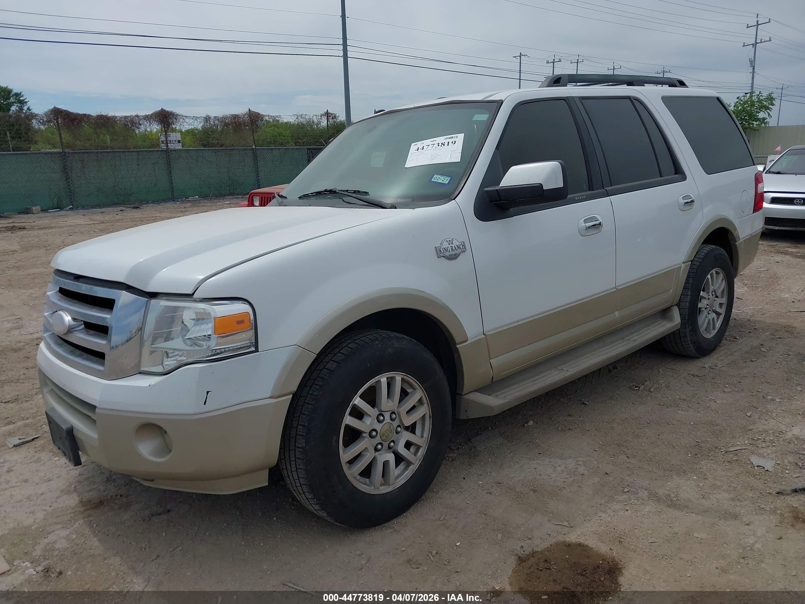 2009 Ford Expedition Eddie Bauer/king Ranch White vin: 1FMFU17549LA12794