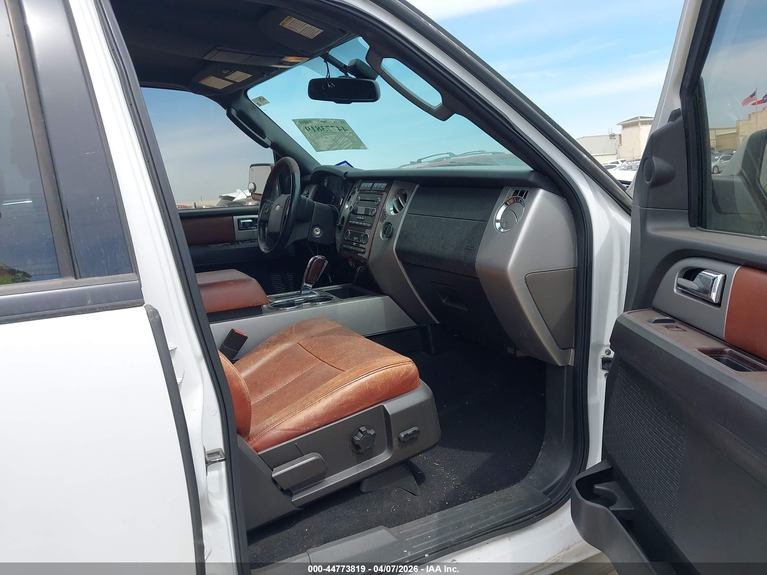 2009 Ford Expedition Eddie Bauer/king Ranch White vin: 1FMFU17549LA12794