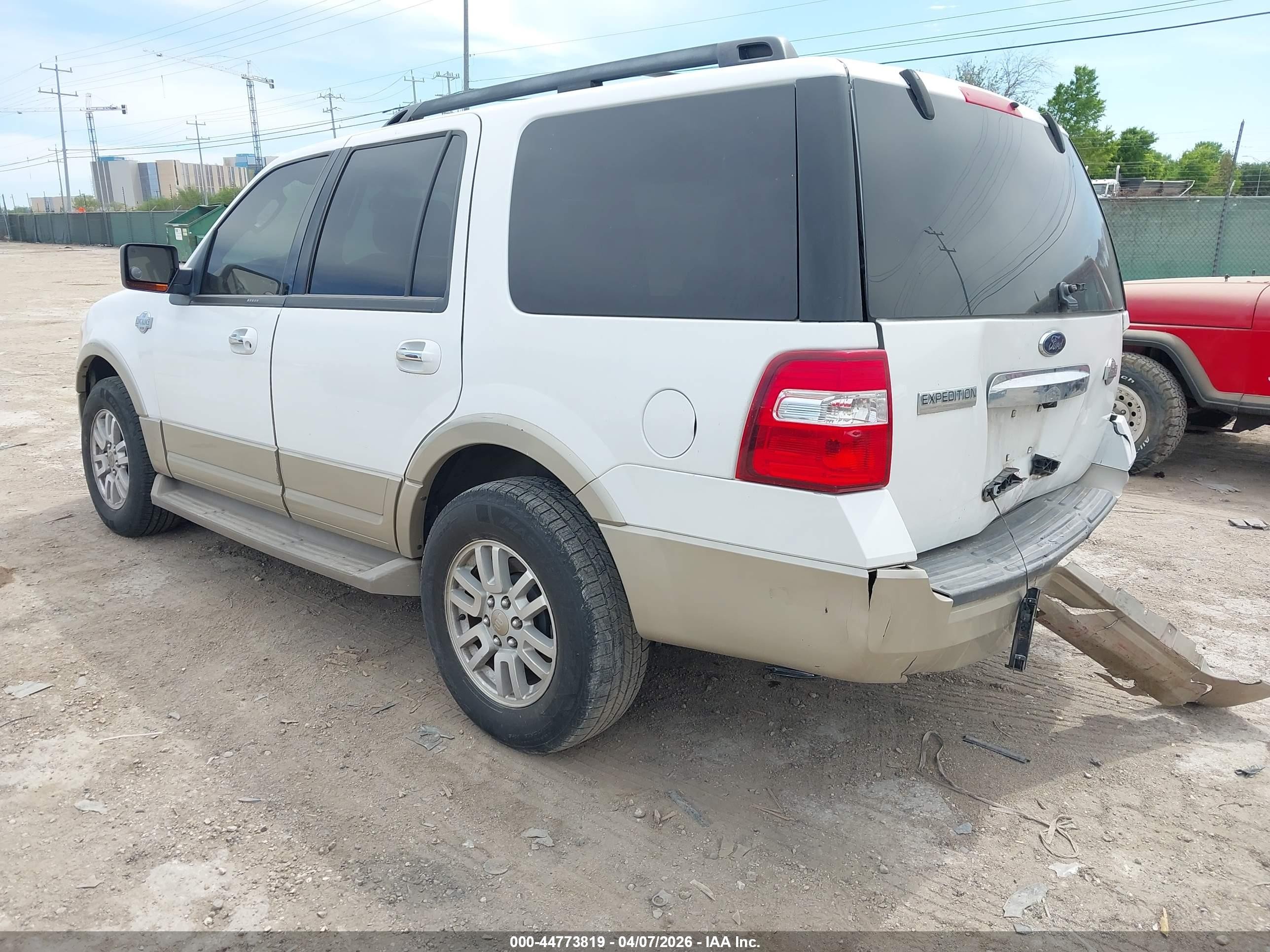 2009 Ford Expedition Eddie Bauer/king Ranch White vin: 1FMFU17549LA12794