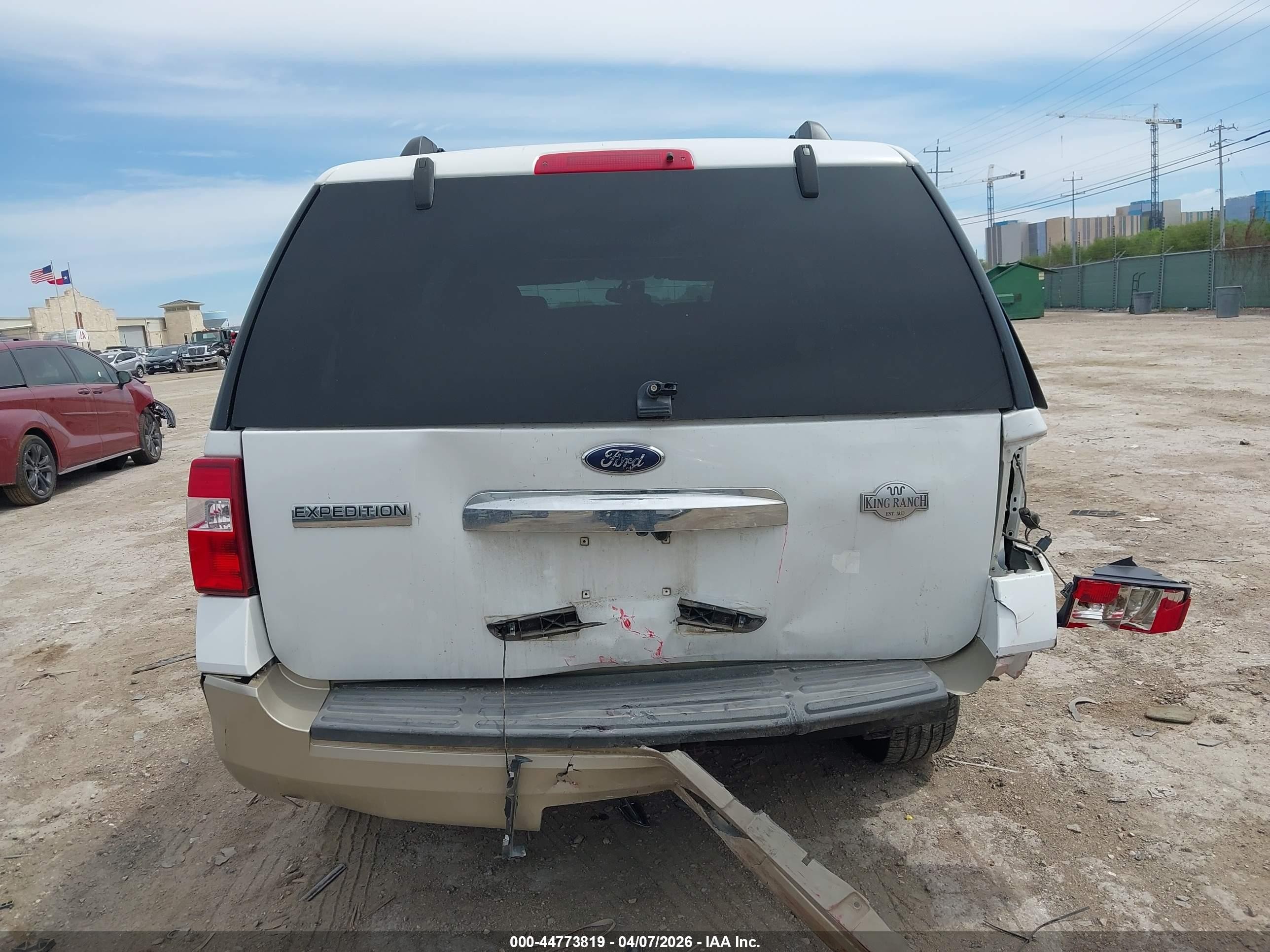 2009 Ford Expedition Eddie Bauer/king Ranch White vin: 1FMFU17549LA12794