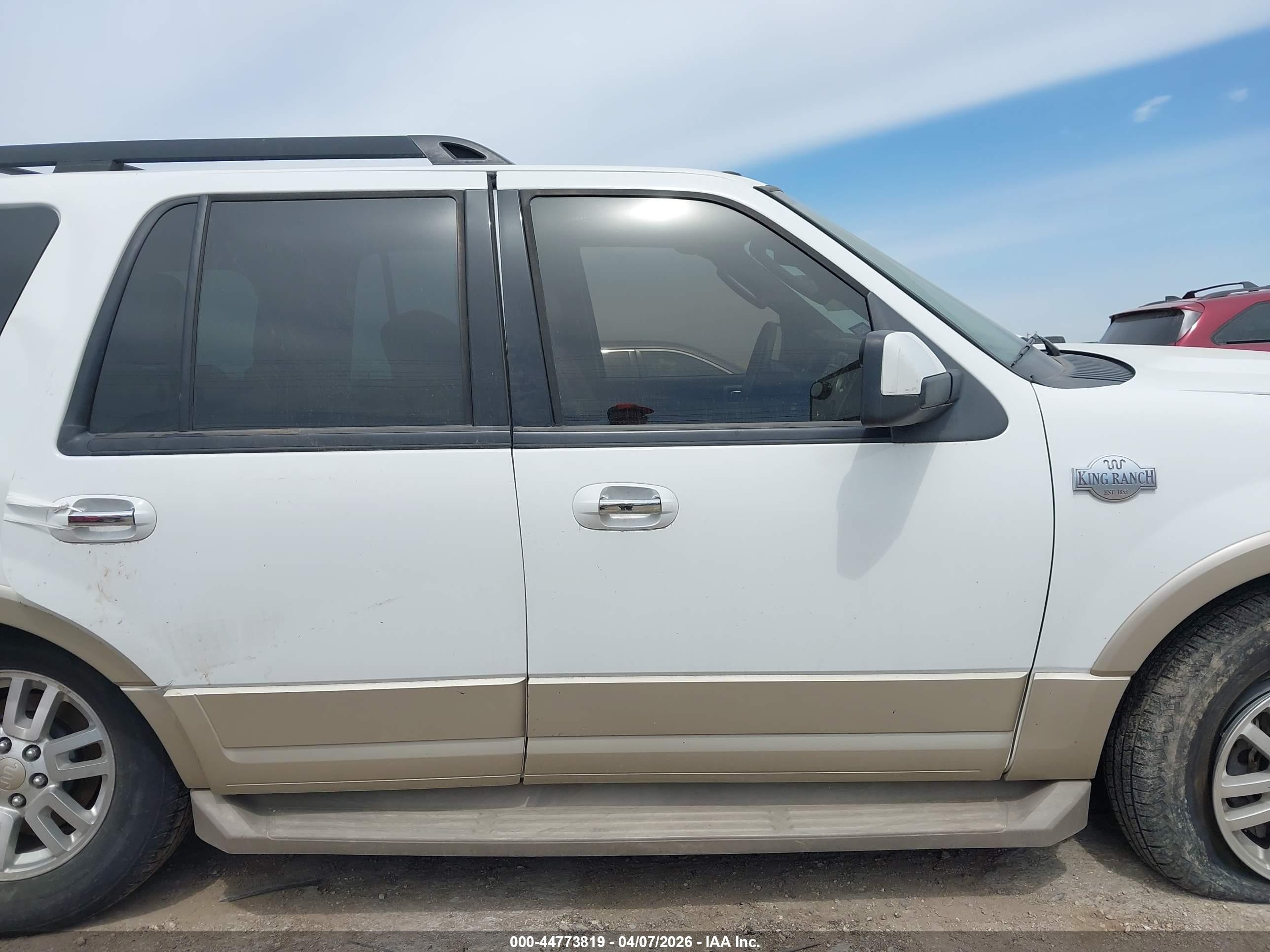 2009 Ford Expedition Eddie Bauer/king Ranch White vin: 1FMFU17549LA12794