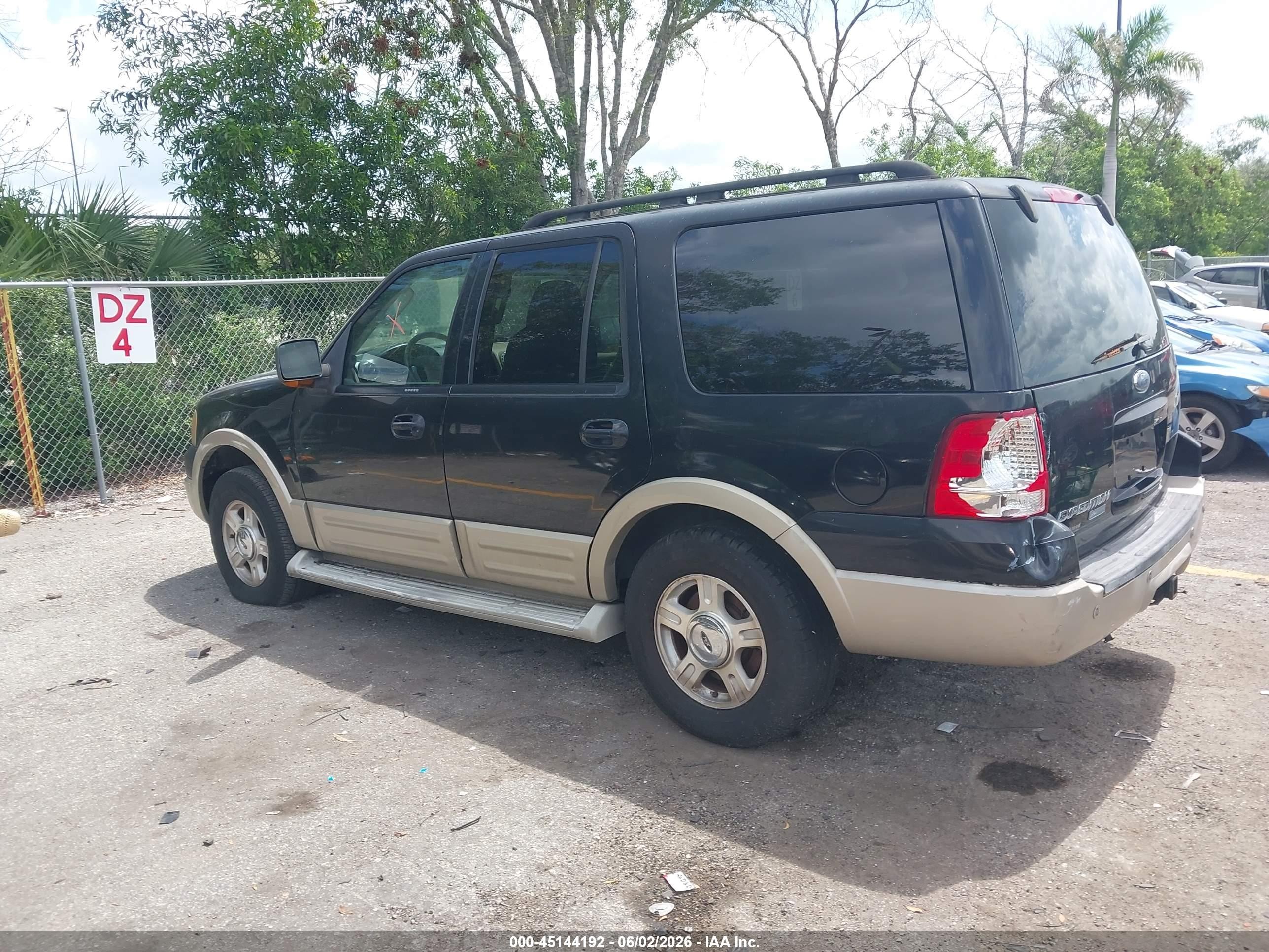 2006 Ford Expedition Eddie Bauer/king Ranch Black vin: 1FMFU17556LA78055