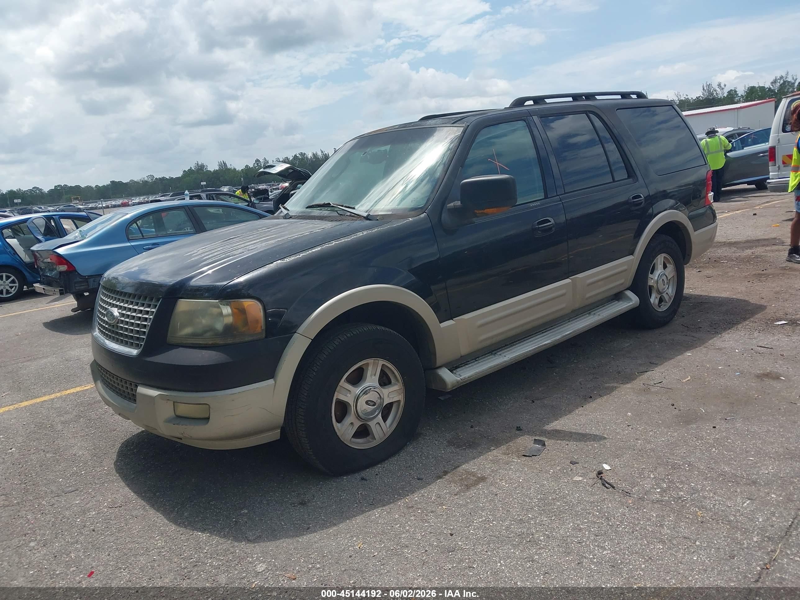 2006 Ford Expedition Eddie Bauer/king Ranch Black vin: 1FMFU17556LA78055