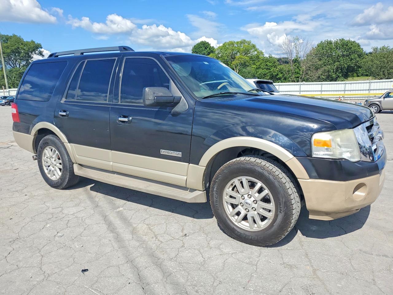 2008 Ford Expedition Eddie Bauer Black vin: 1FMFU17558LA38075