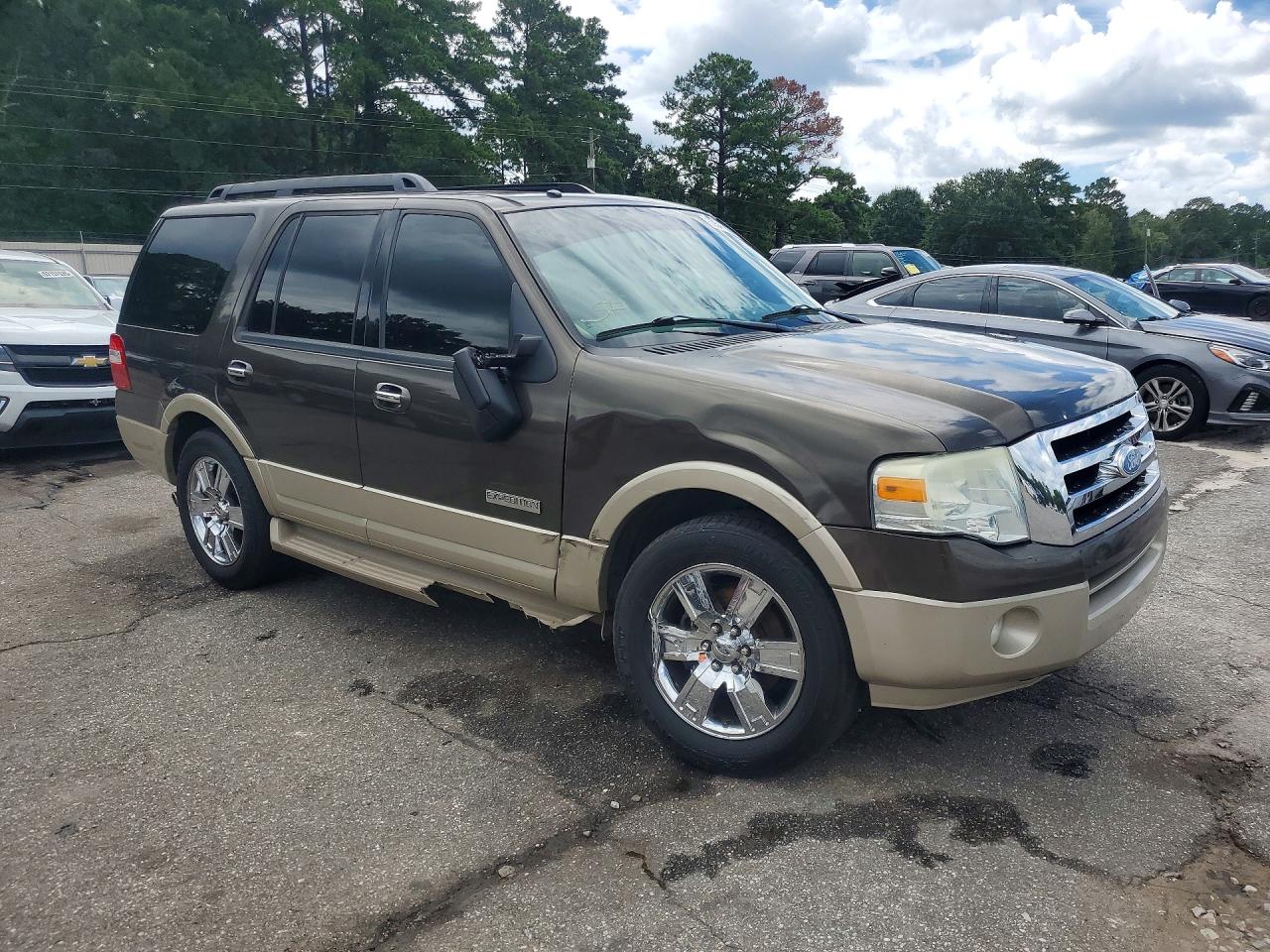 2008 Ford Expedition Eddie Bauer Коричневый vin: 1FMFU17558LA67852