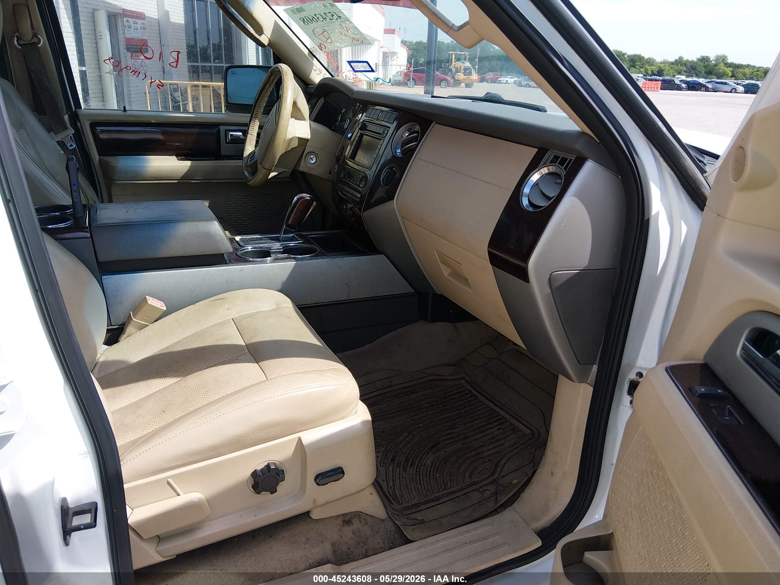2007 Ford Expedition Eddie Bauer White vin: 1FMFU17567LA73609