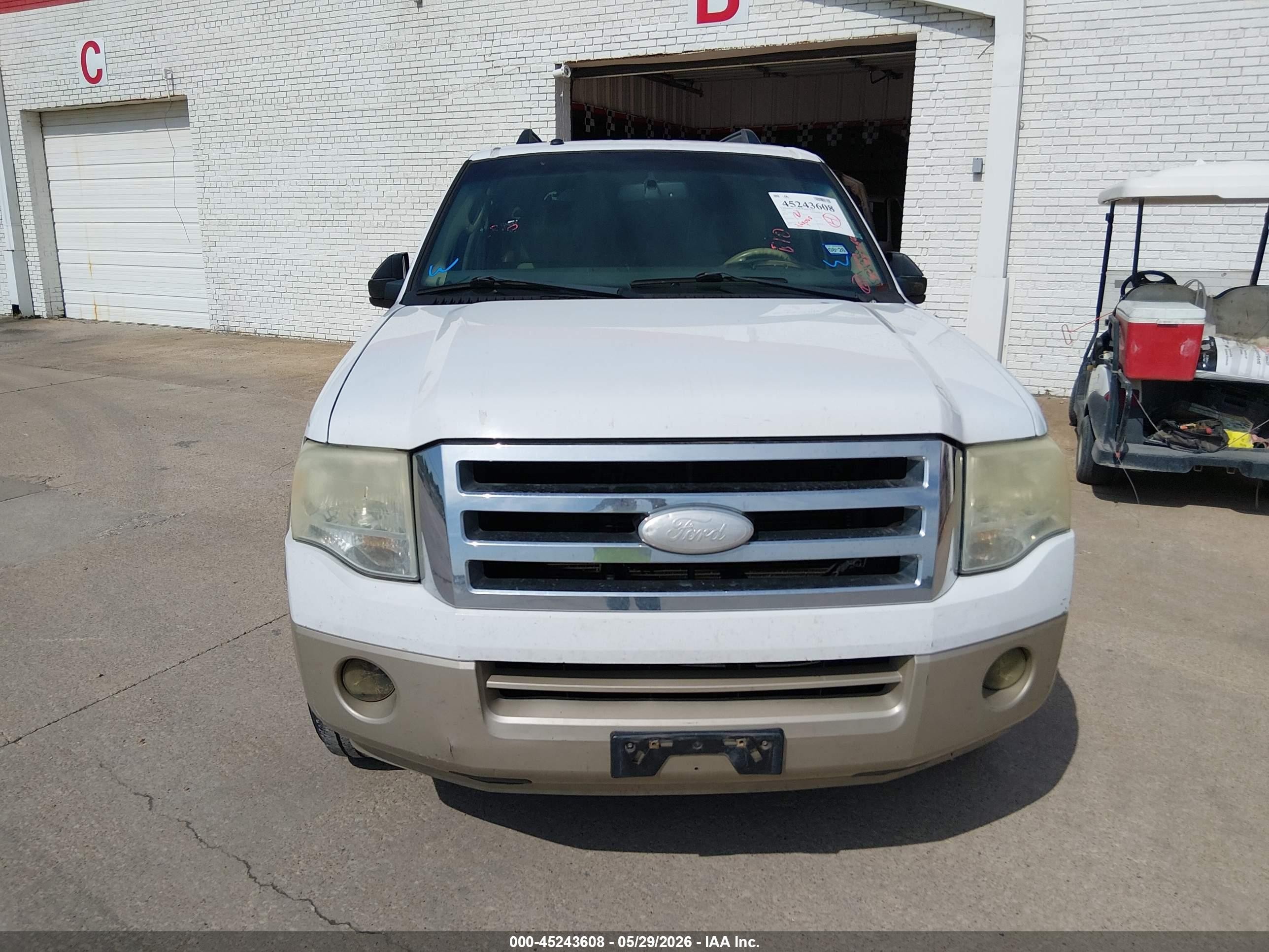 2007 Ford Expedition Eddie Bauer White vin: 1FMFU17567LA73609
