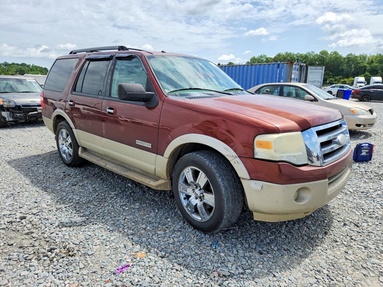 2008 Ford Expedition Eddie Bauer Burgundy vin: 1FMFU17568LA26792