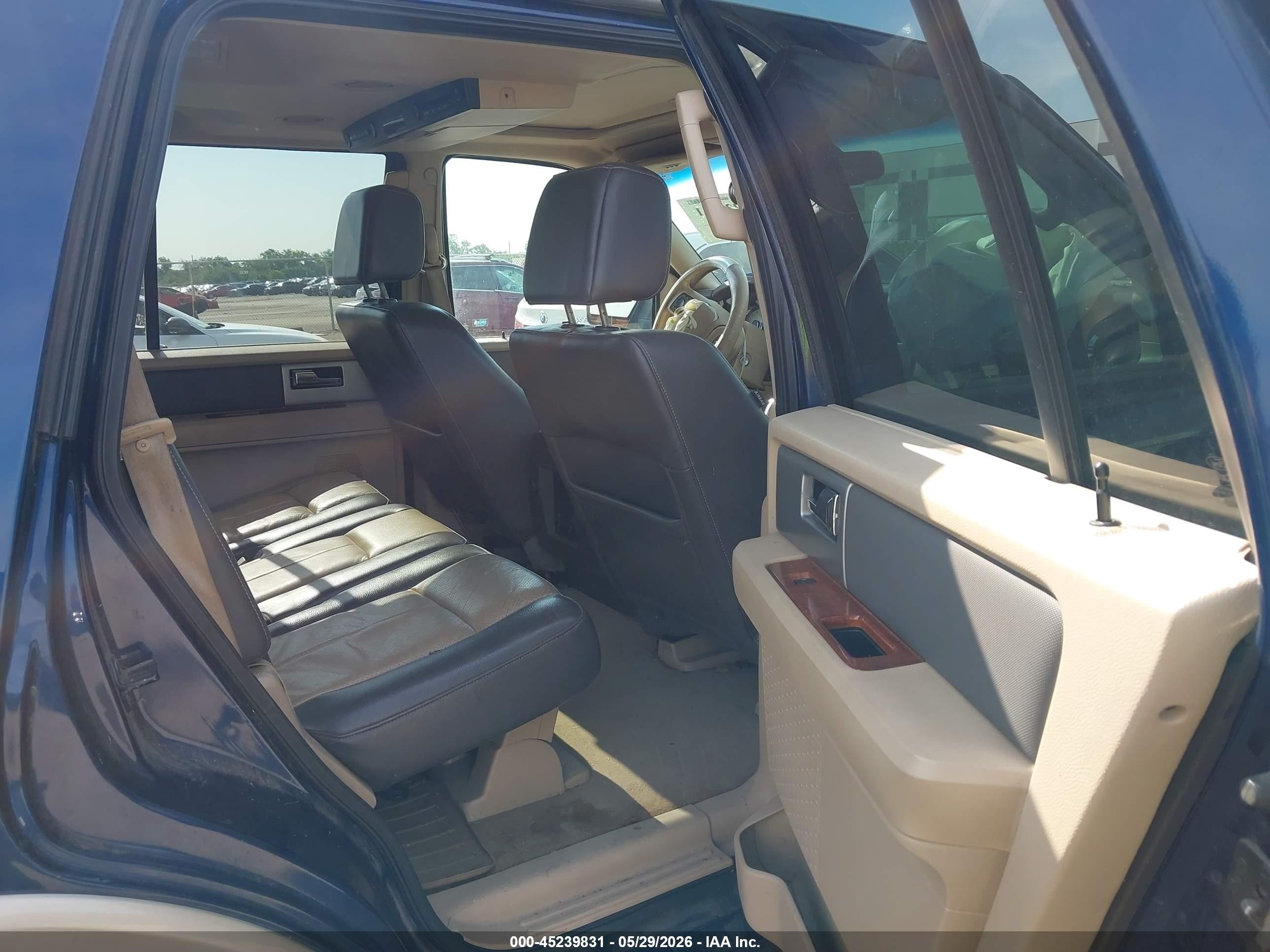 2008 Ford Expedition Eddie Bauer/king Ranch Синий vin: 1FMFU17568LA82229