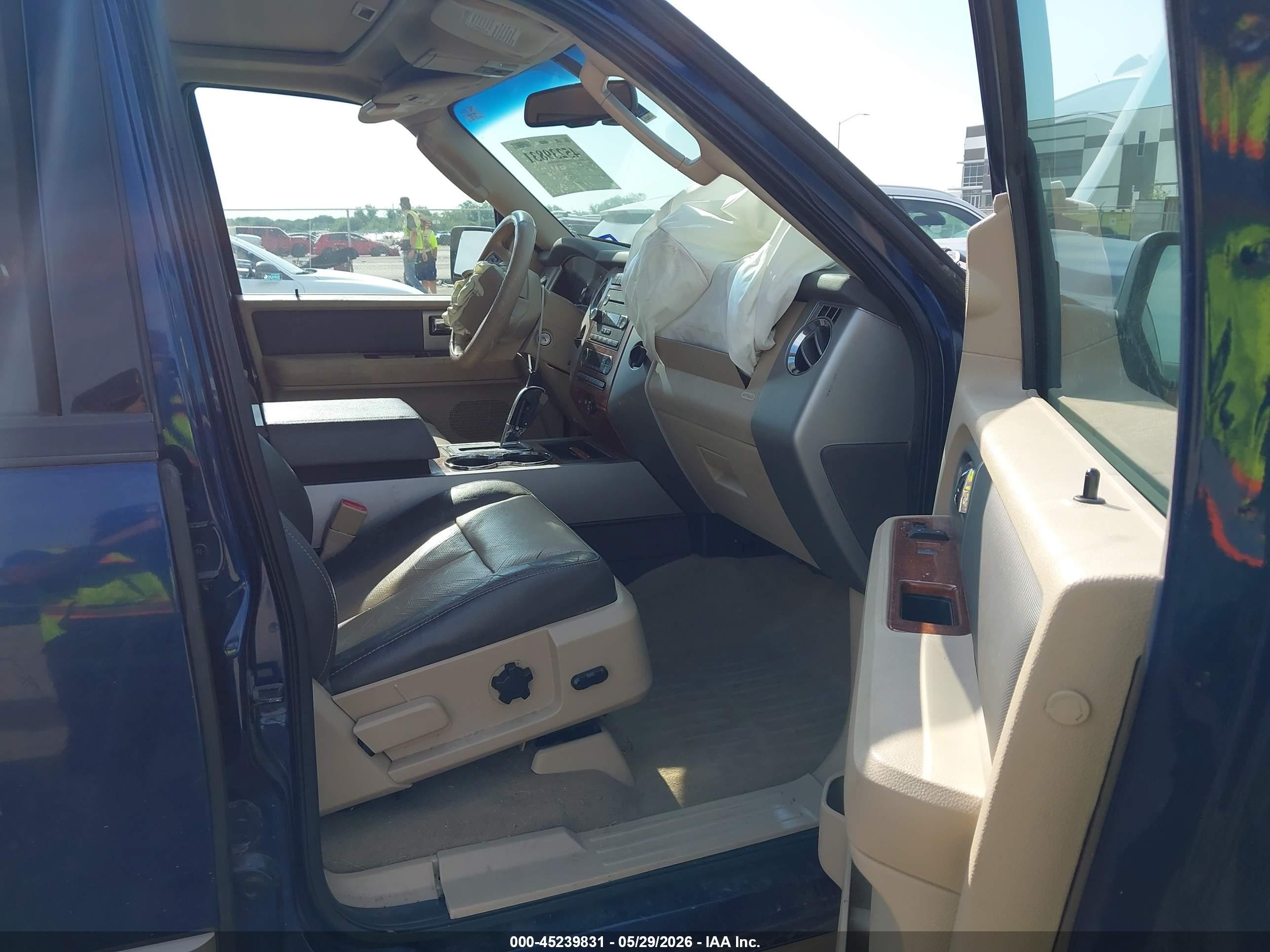 2008 Ford Expedition Eddie Bauer/king Ranch Синий vin: 1FMFU17568LA82229