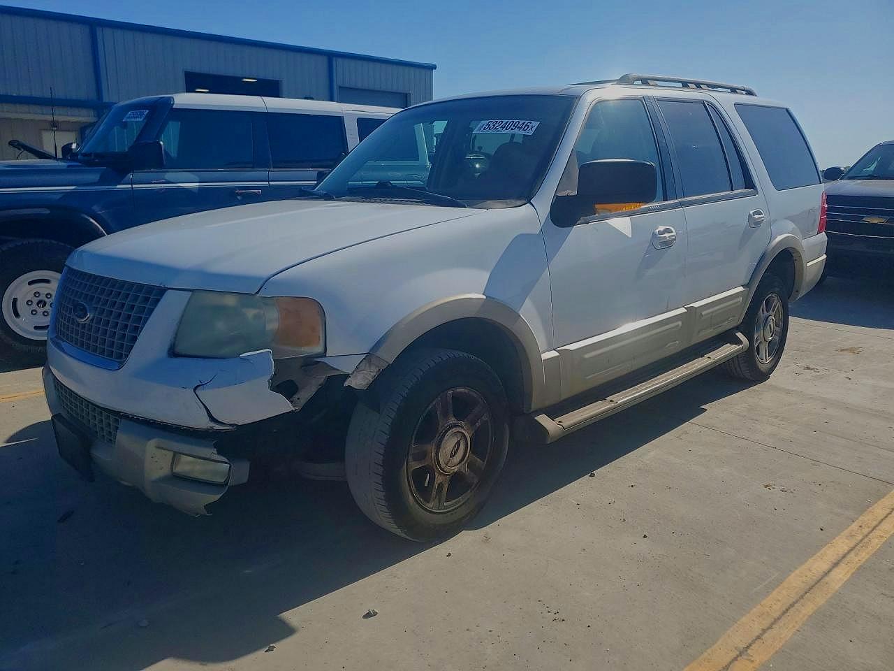 2006 Ford Expedition Eddie Bauer White vin: 1FMFU17576LA03843